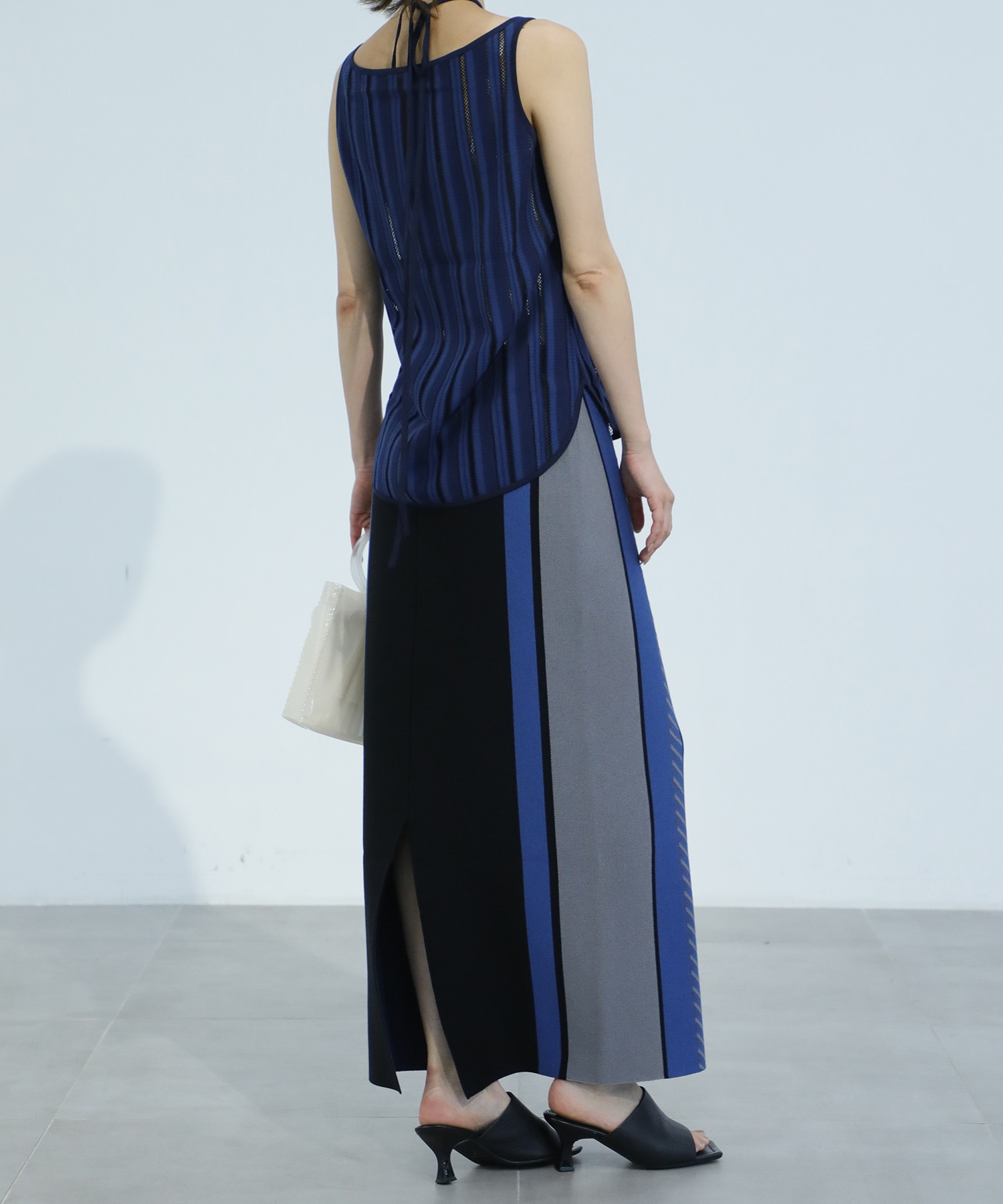 Russell Jersey Sleeveless Top Mame Kurogouchi