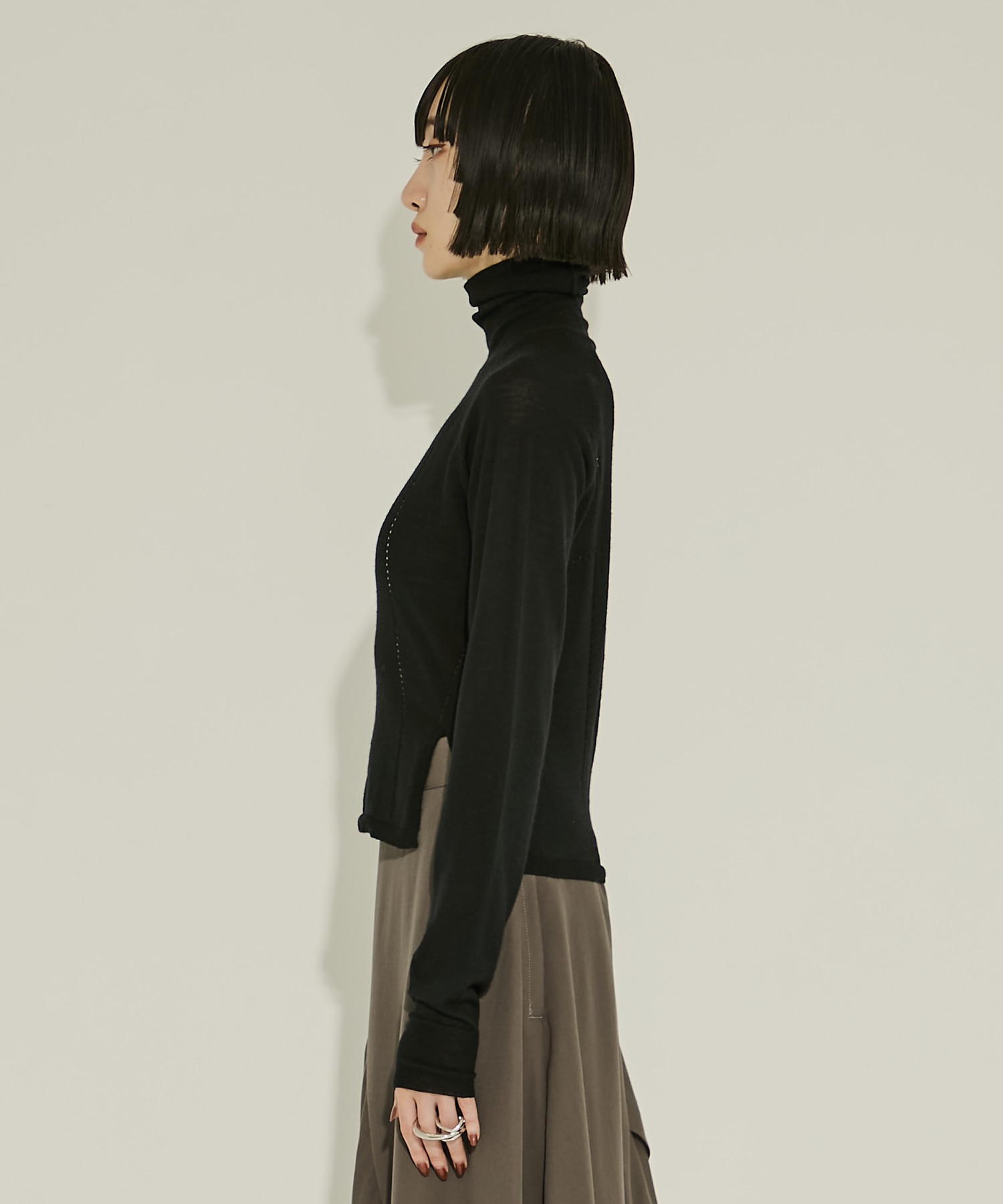 TURTLE NECK KNIT SWEATER JOHN LAWRENCE SULLIVAN