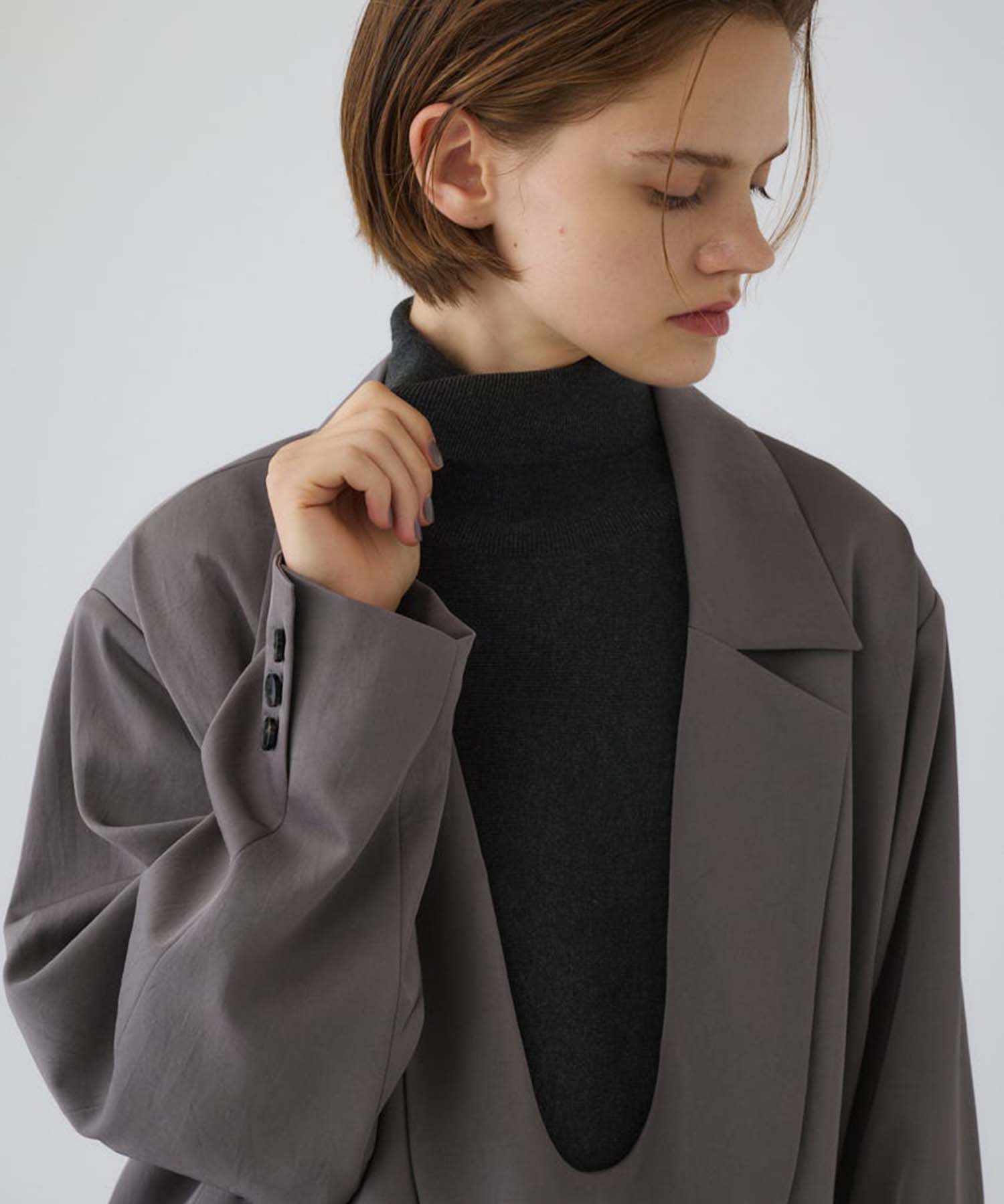 Dolman wide washable knit RIM.ARK