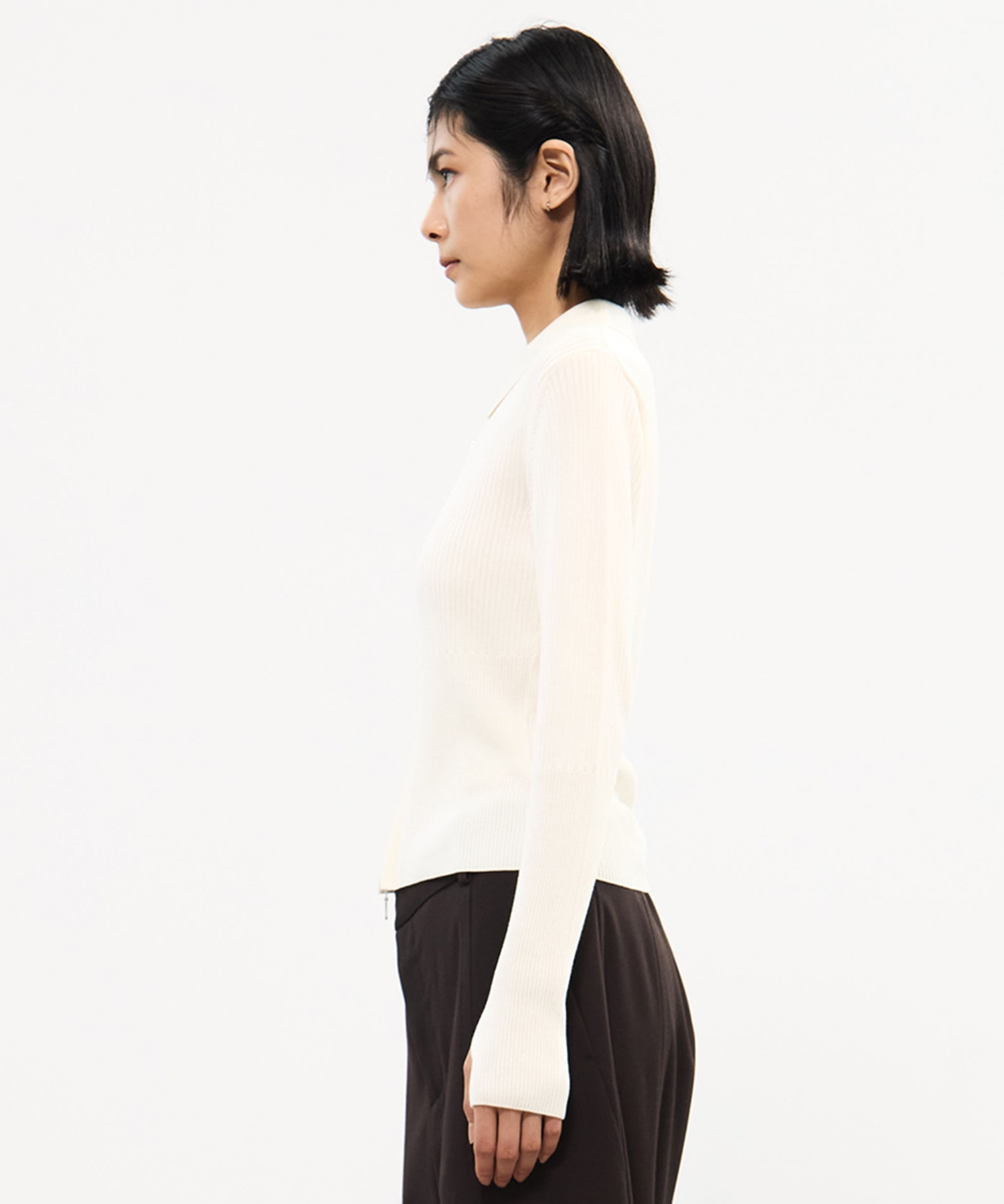 ZIP UP POLO KNIT STUDIOUS