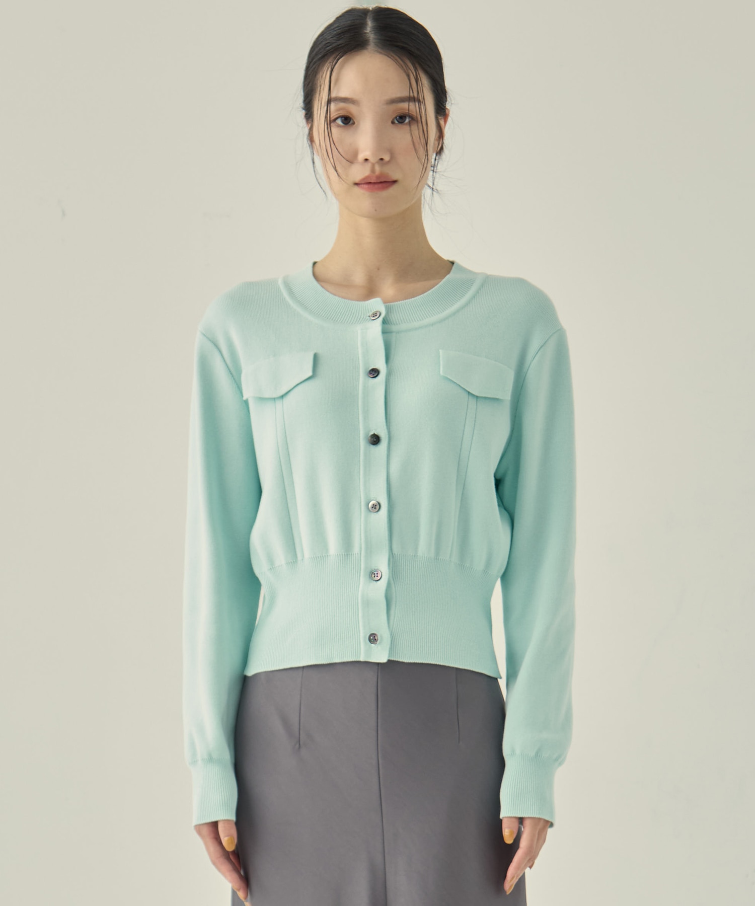 POCKET KNIT CARDIGAN STUDIOUS