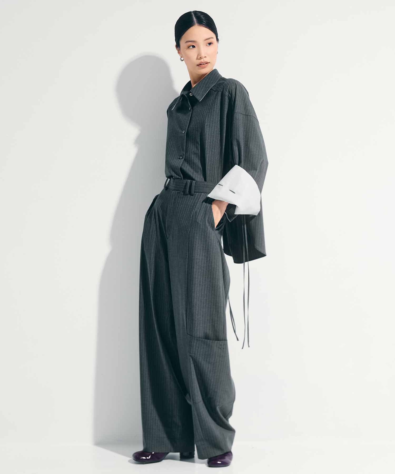 Soft Barrel Leg Cargo Trousers STUDIOUS