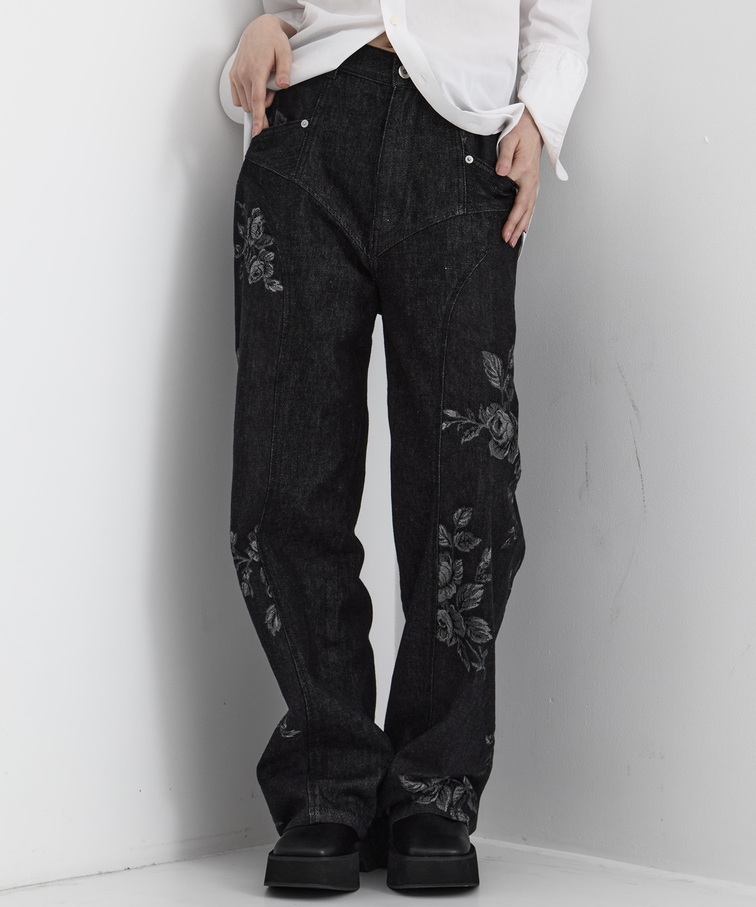 別注 ROSE DENIM PANTS FETICO