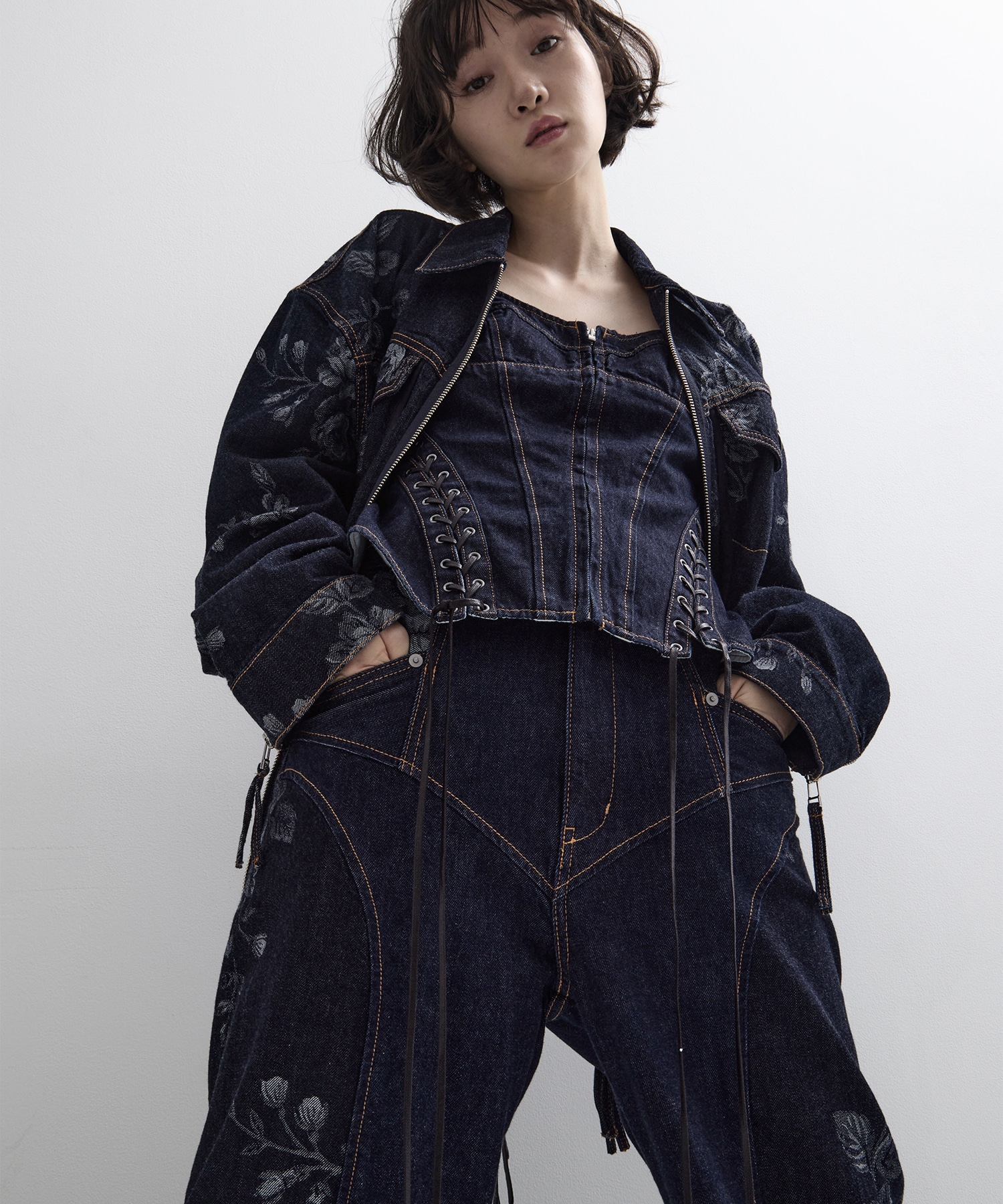 別注 ROSE DENIM PANTS FETICO