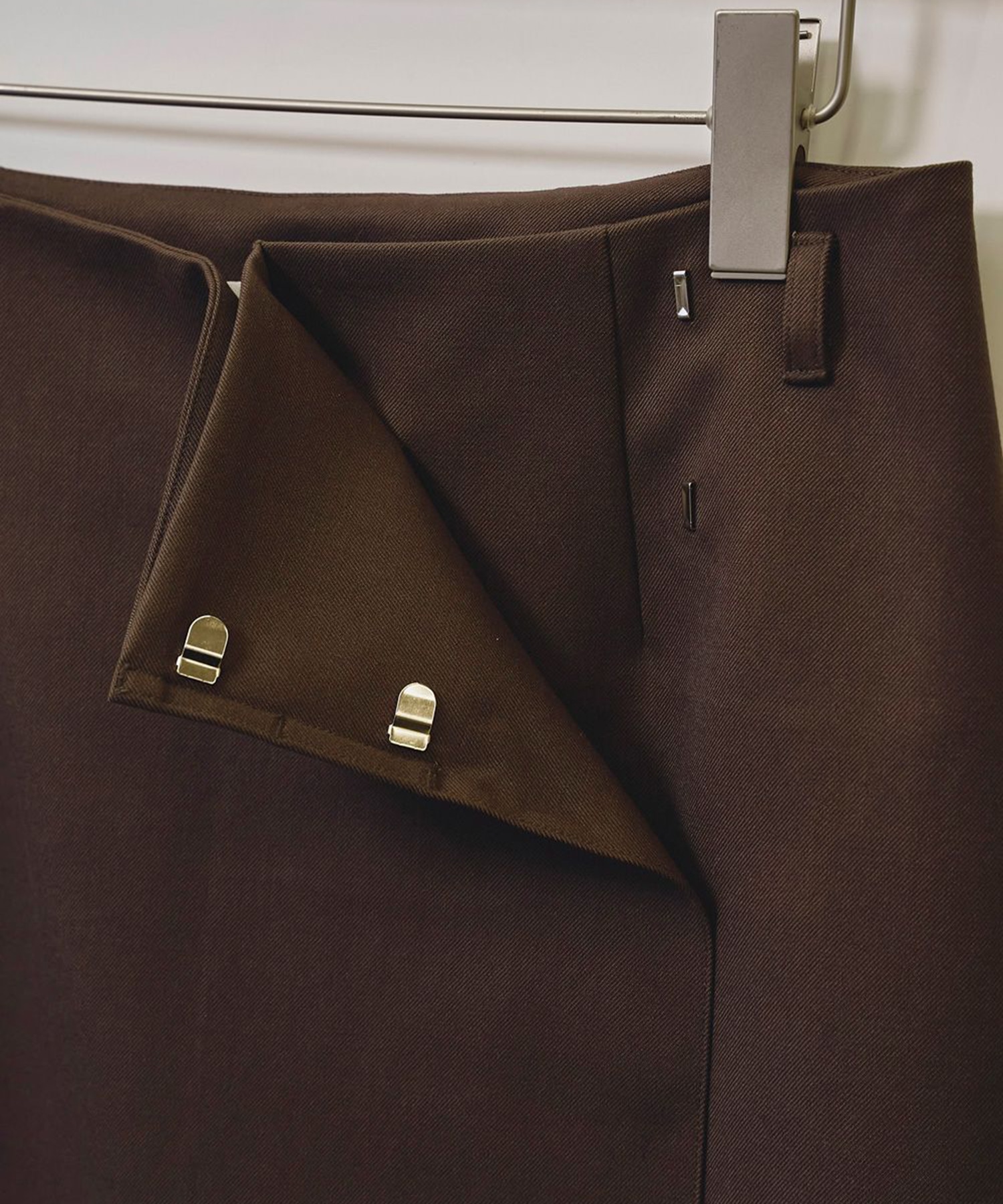 Twill Wrap Skirt TODAYFUL