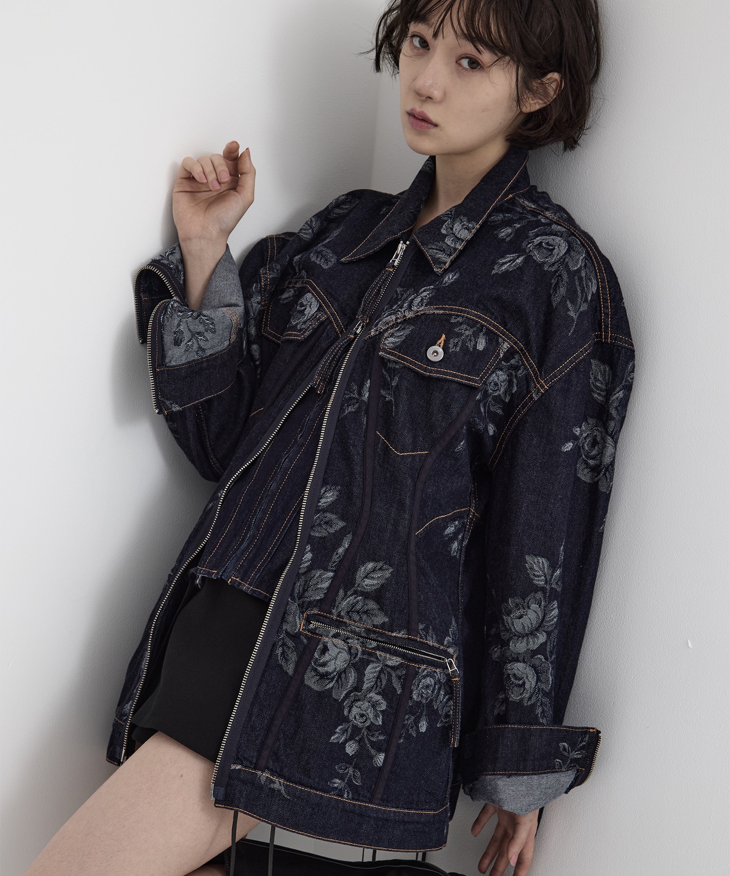 別注 ROSE DENIM JACKET FETICO