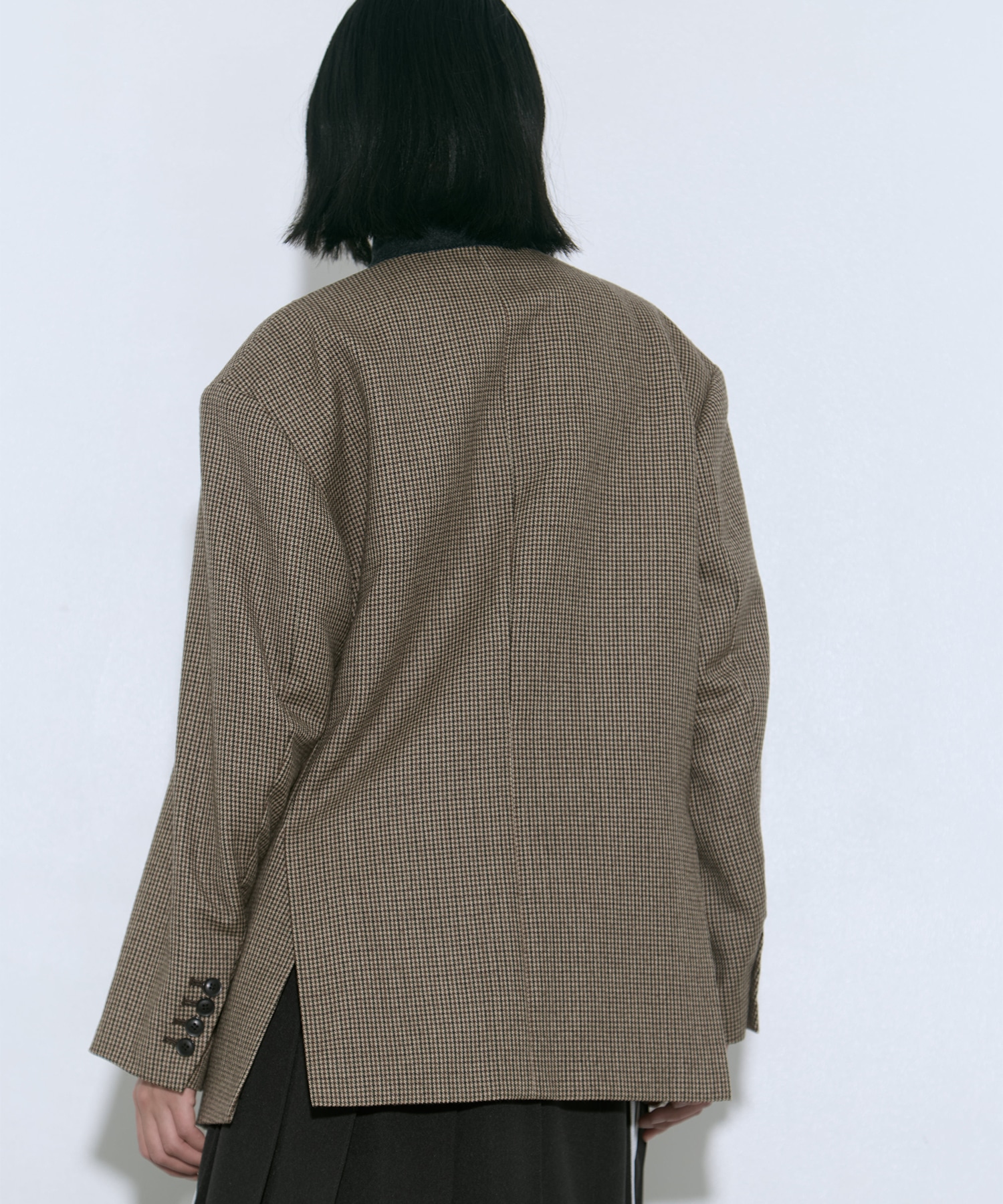 Wool check jacket TOGA