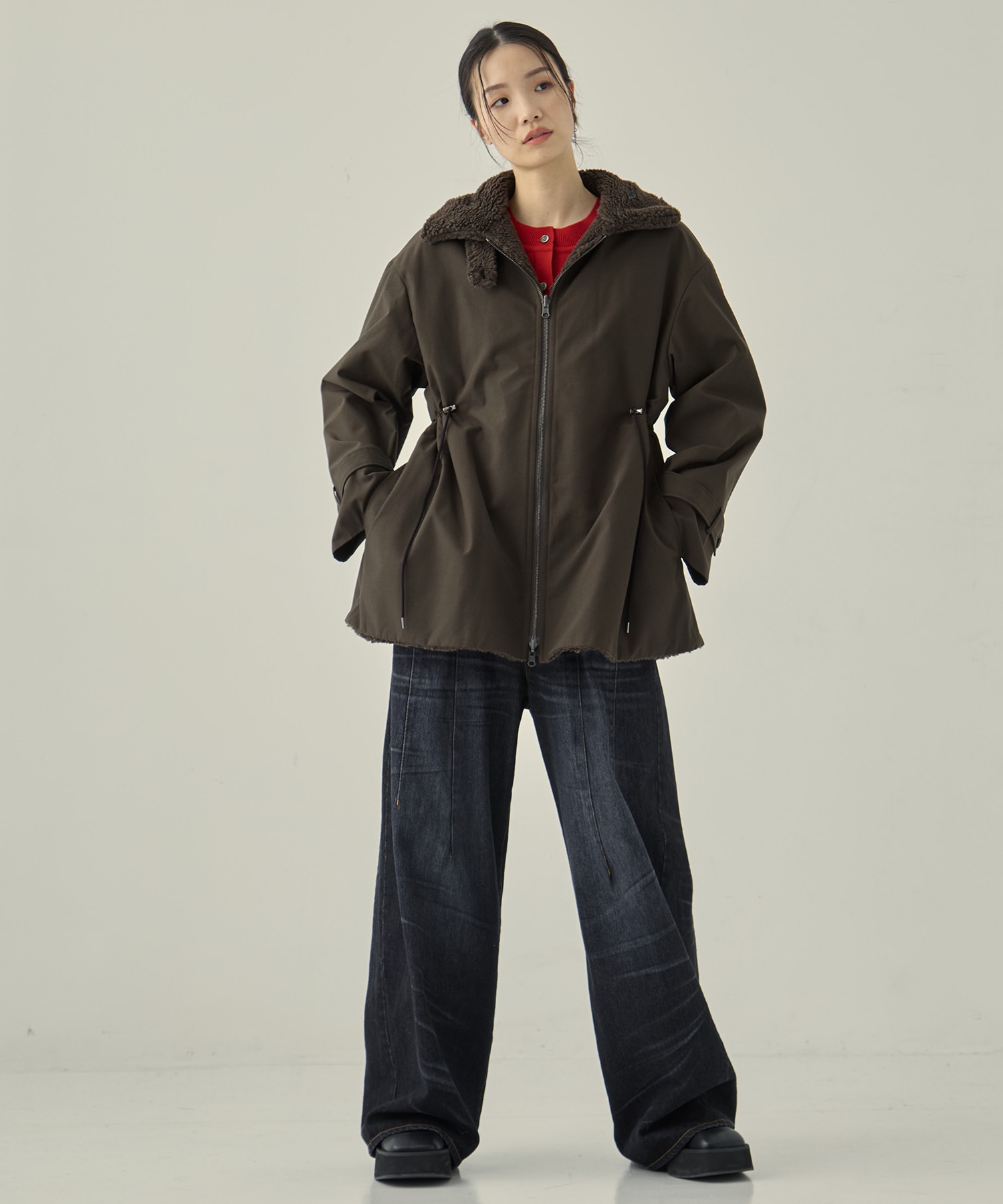 別注リサイクルシェルタフタ×ボア VACHEMENT