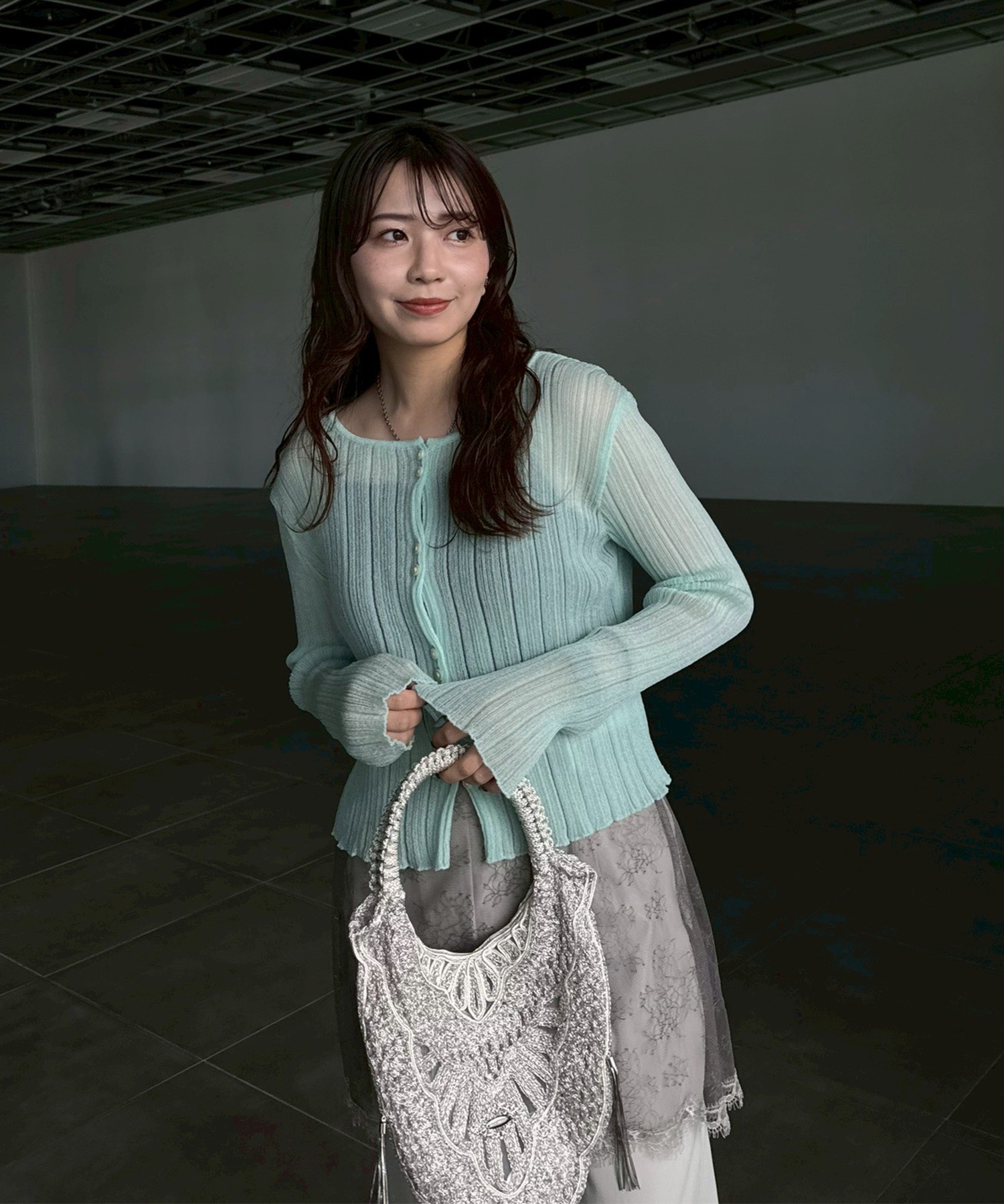 scale braid embroidery bag tanakadaisuke
