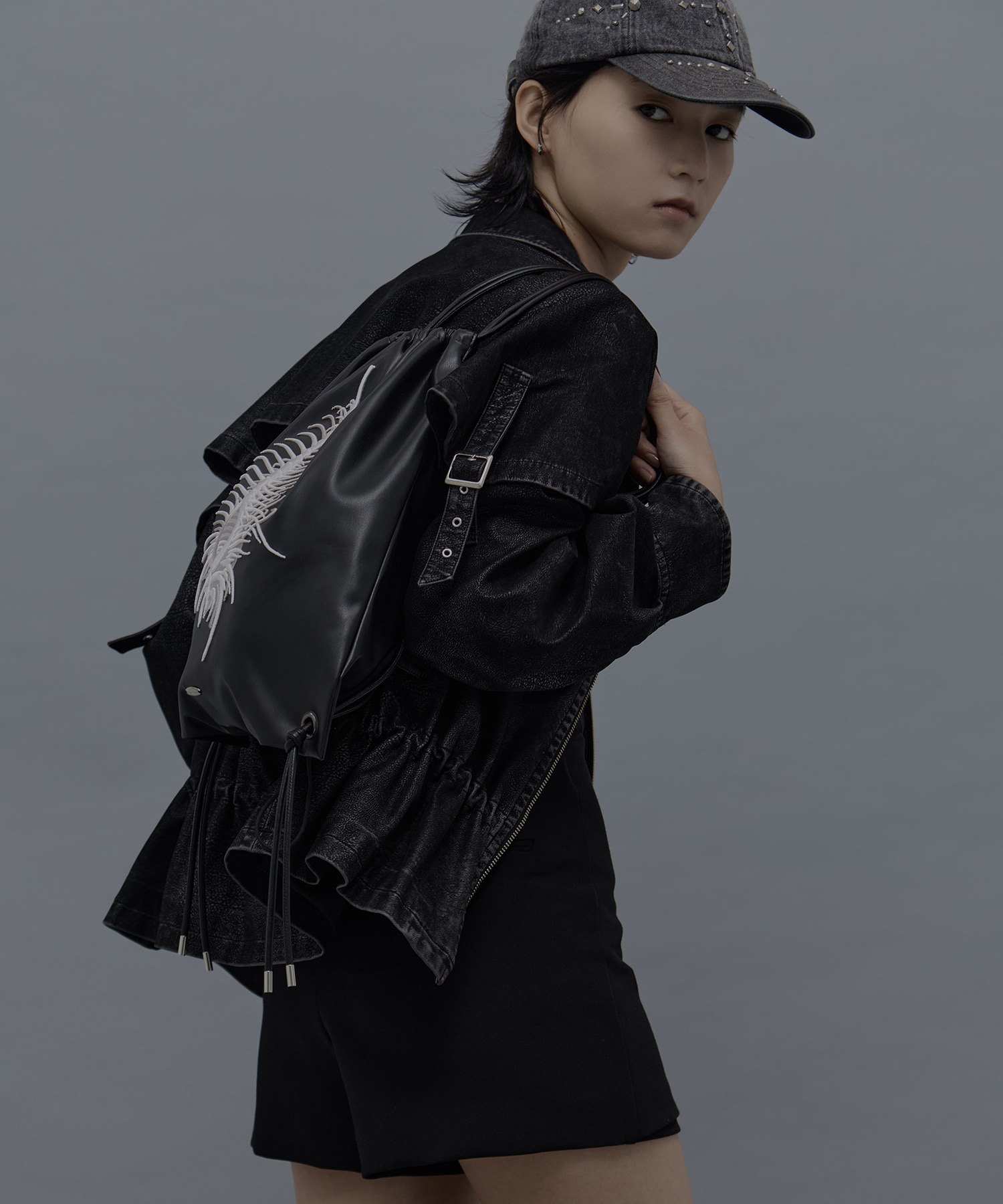 別注AKKIGAI drawstring backpack tanakadaisuke