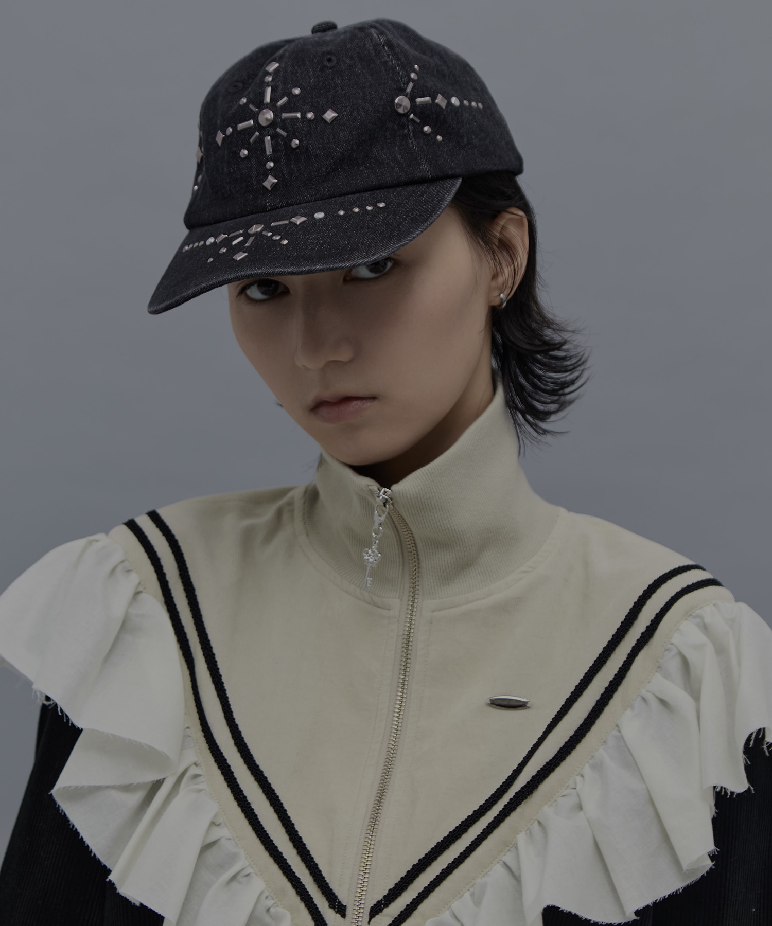 別注silver metal cross cap tanakadaisuke