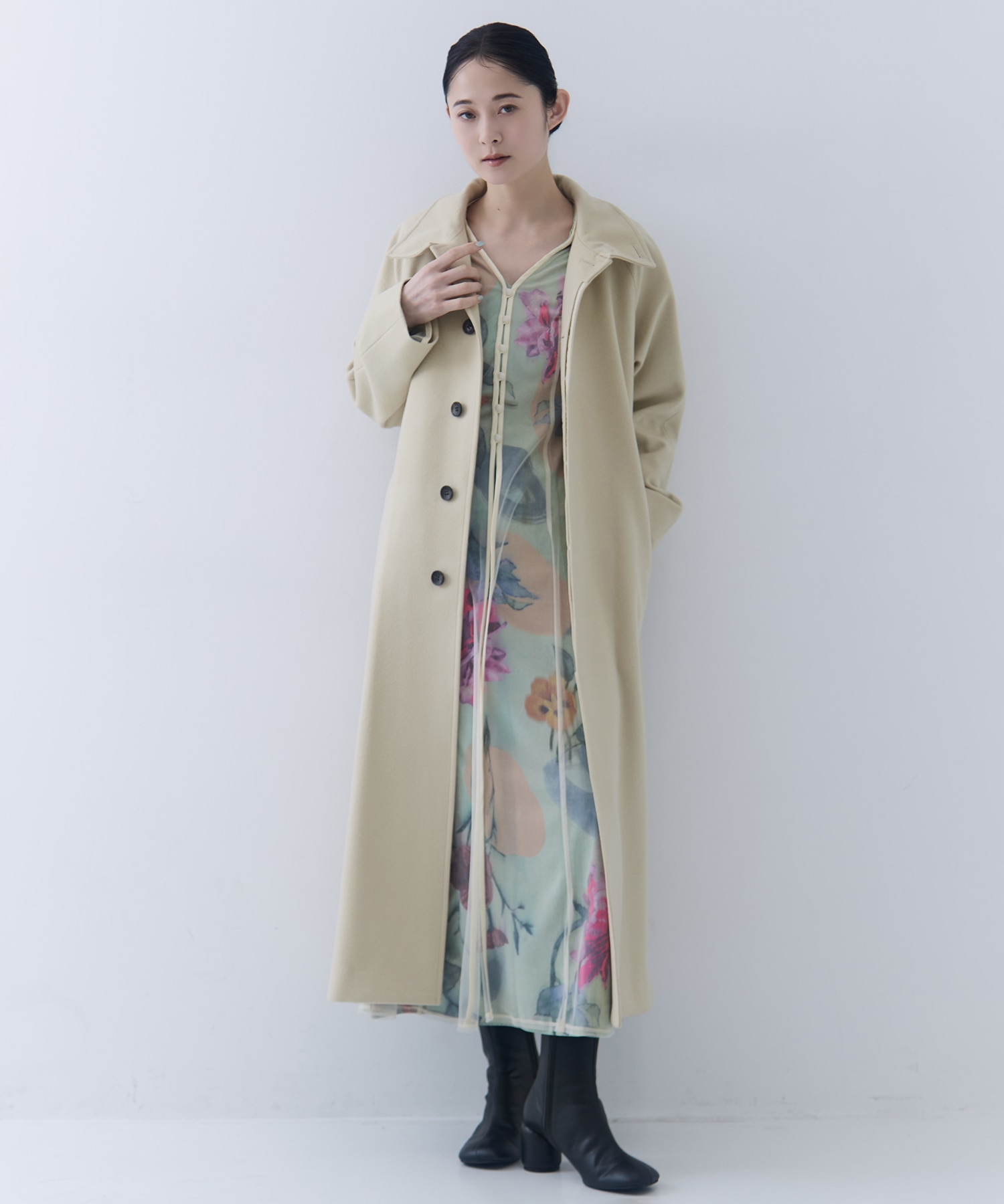 UND GRACE CHIFFON VEIL DRESS AMERI