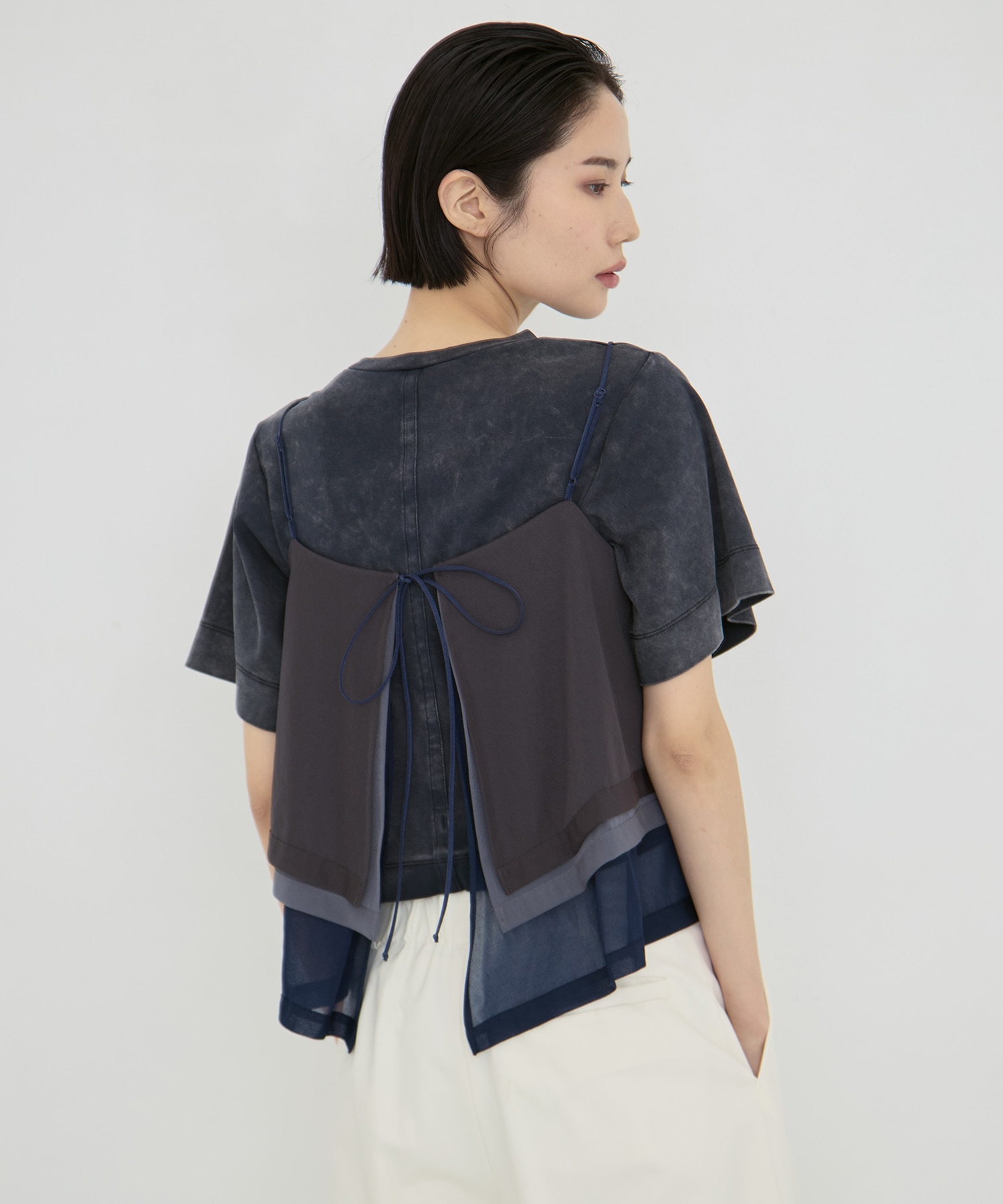 3way Camisole & Cashmere Long T STUDIOUS