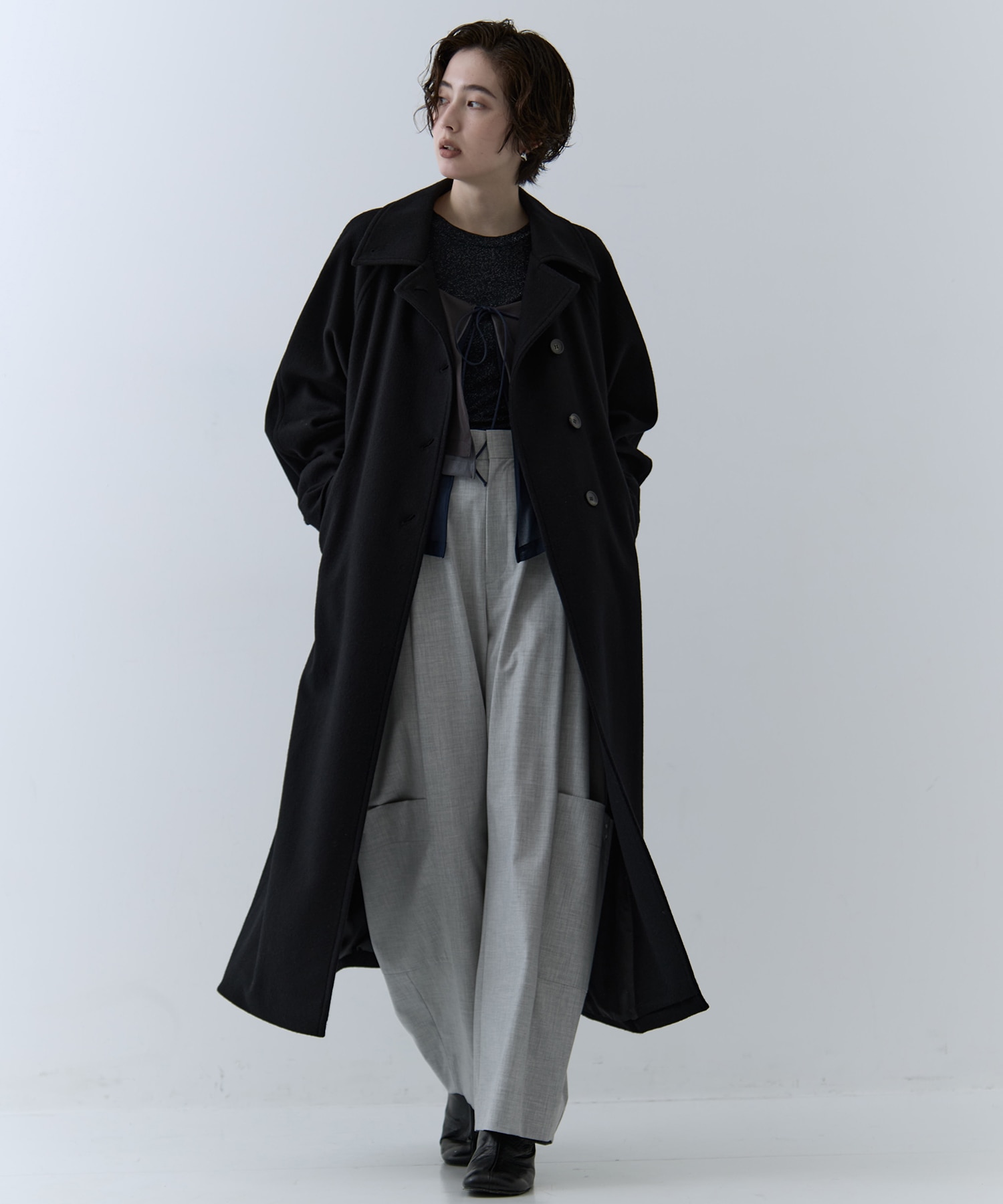 3way Camisole & Cashmere Long T STUDIOUS