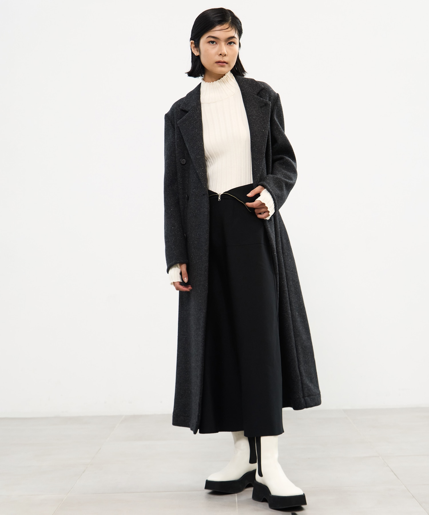Silk Viscorse Wide Rib KT STUDIOUS
