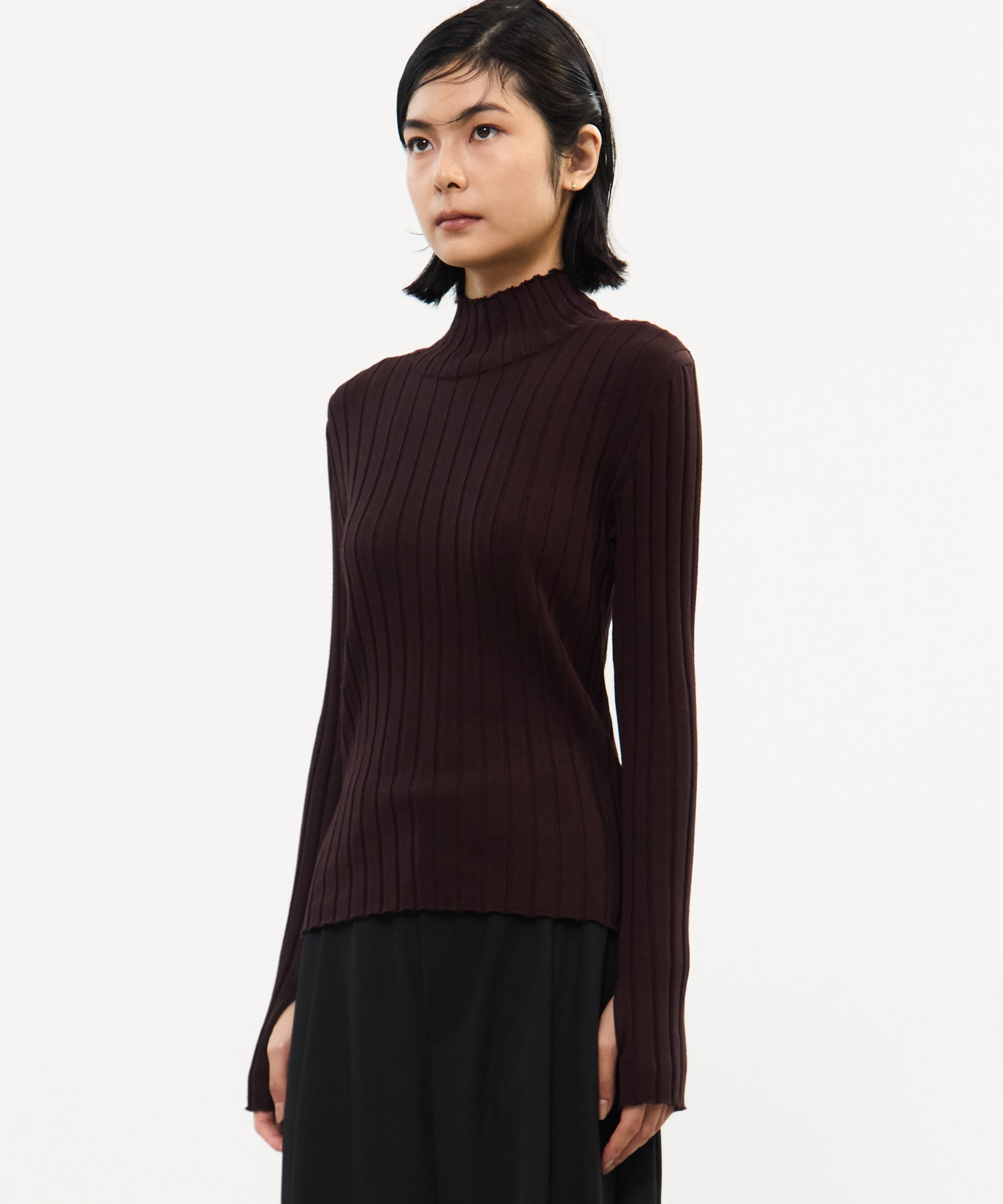 Silk Viscorse Wide Rib KT STUDIOUS