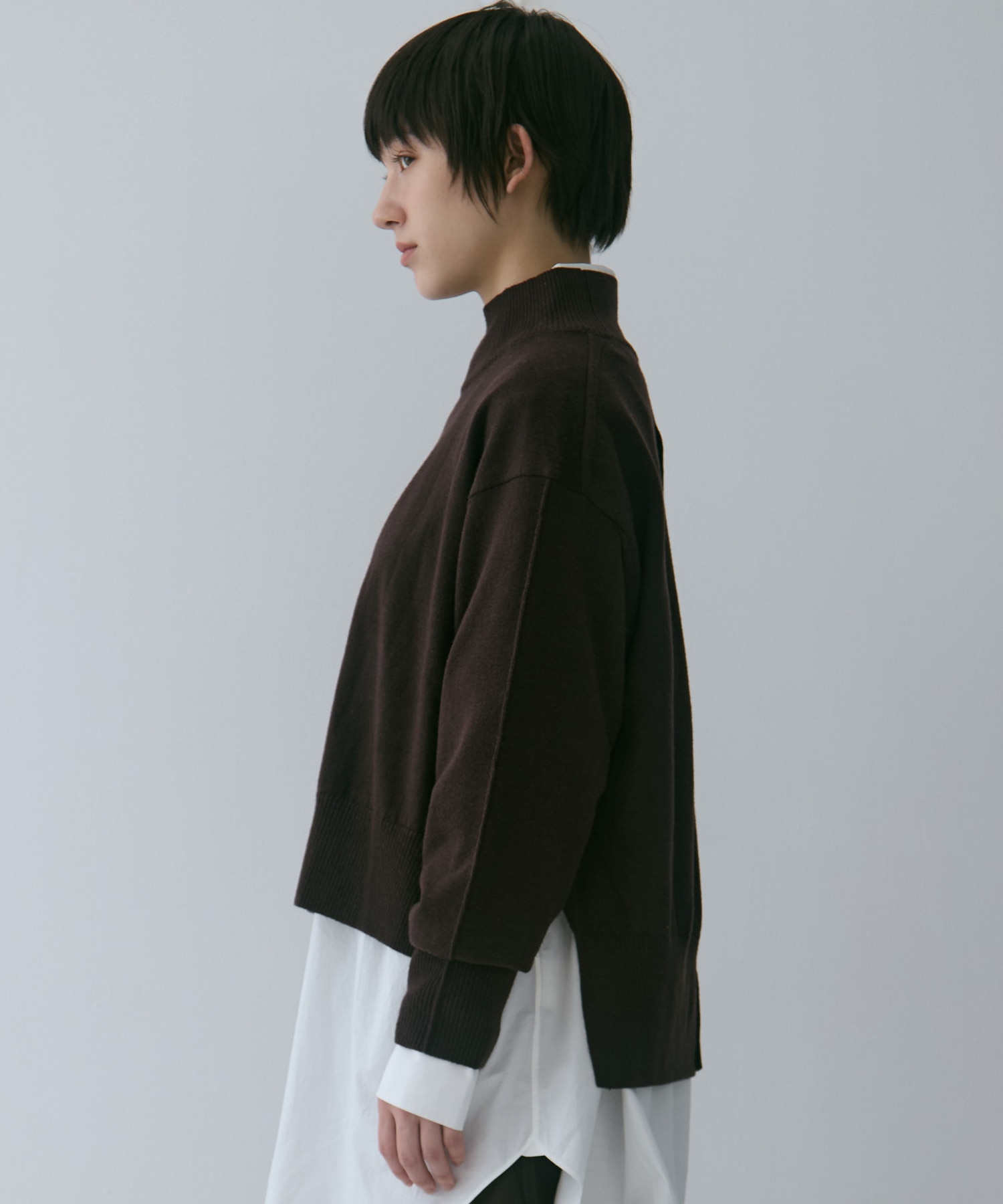 Merino Wool Turtle Neck Knit STUDIOUS