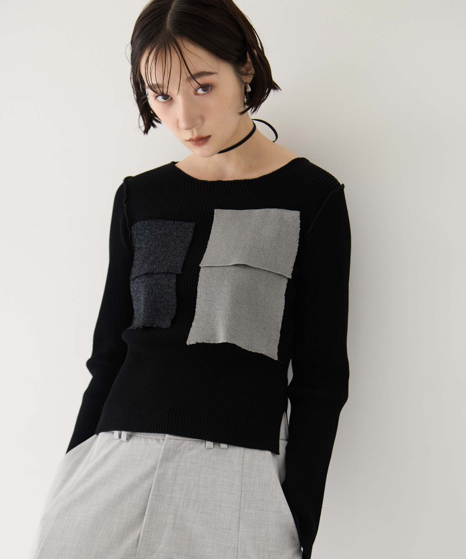 別注CREW NECK RIB KNIT kotohayokozawa