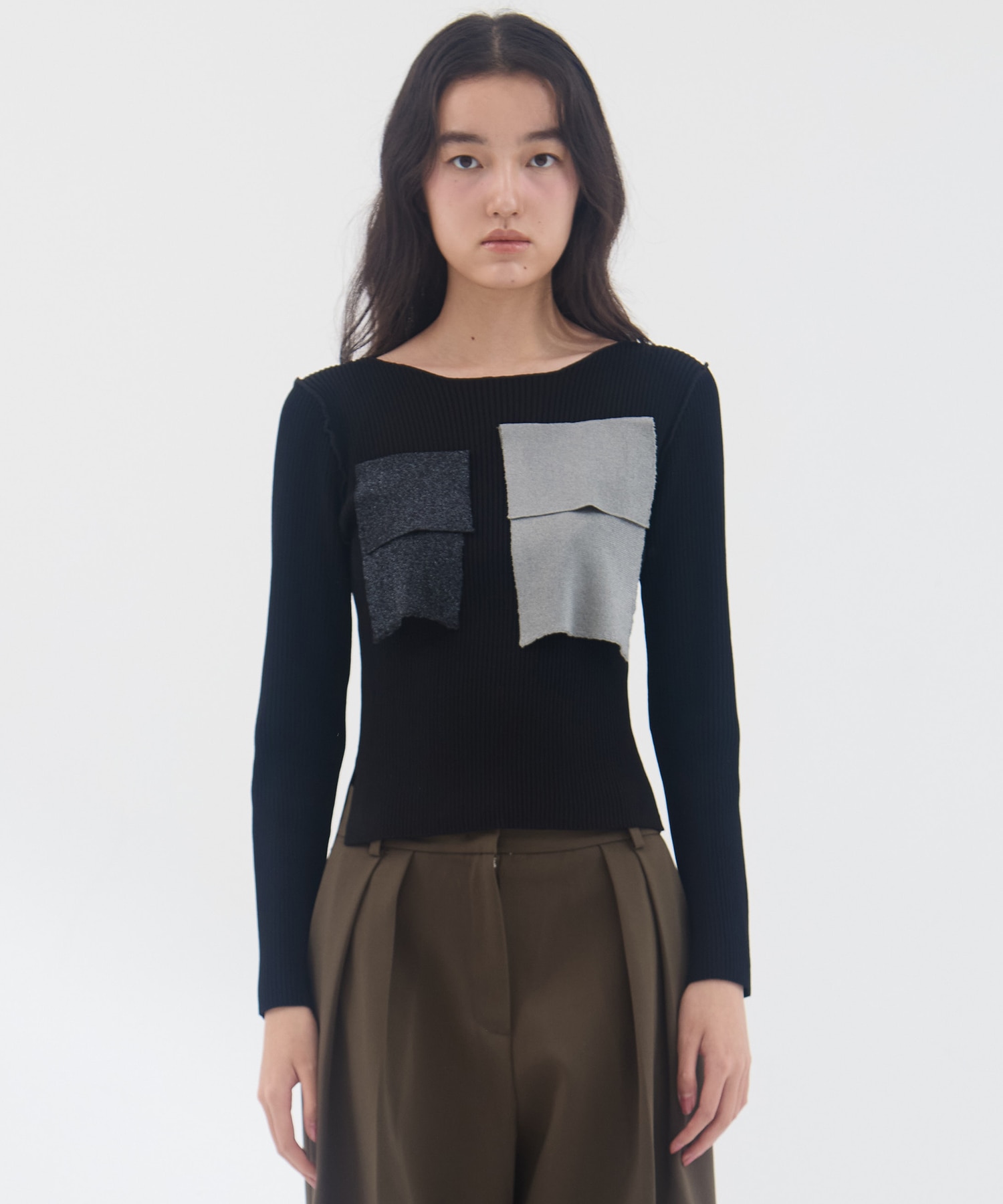 別注CREW NECK RIB KNIT kotohayokozawa