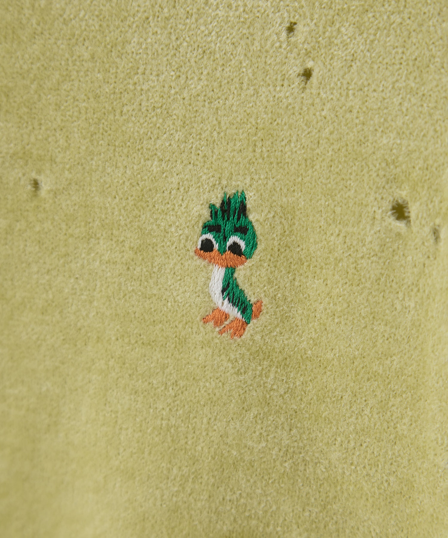 DISTRESSED KNIT PULLOVER Maison MIHARA YASUHIRO