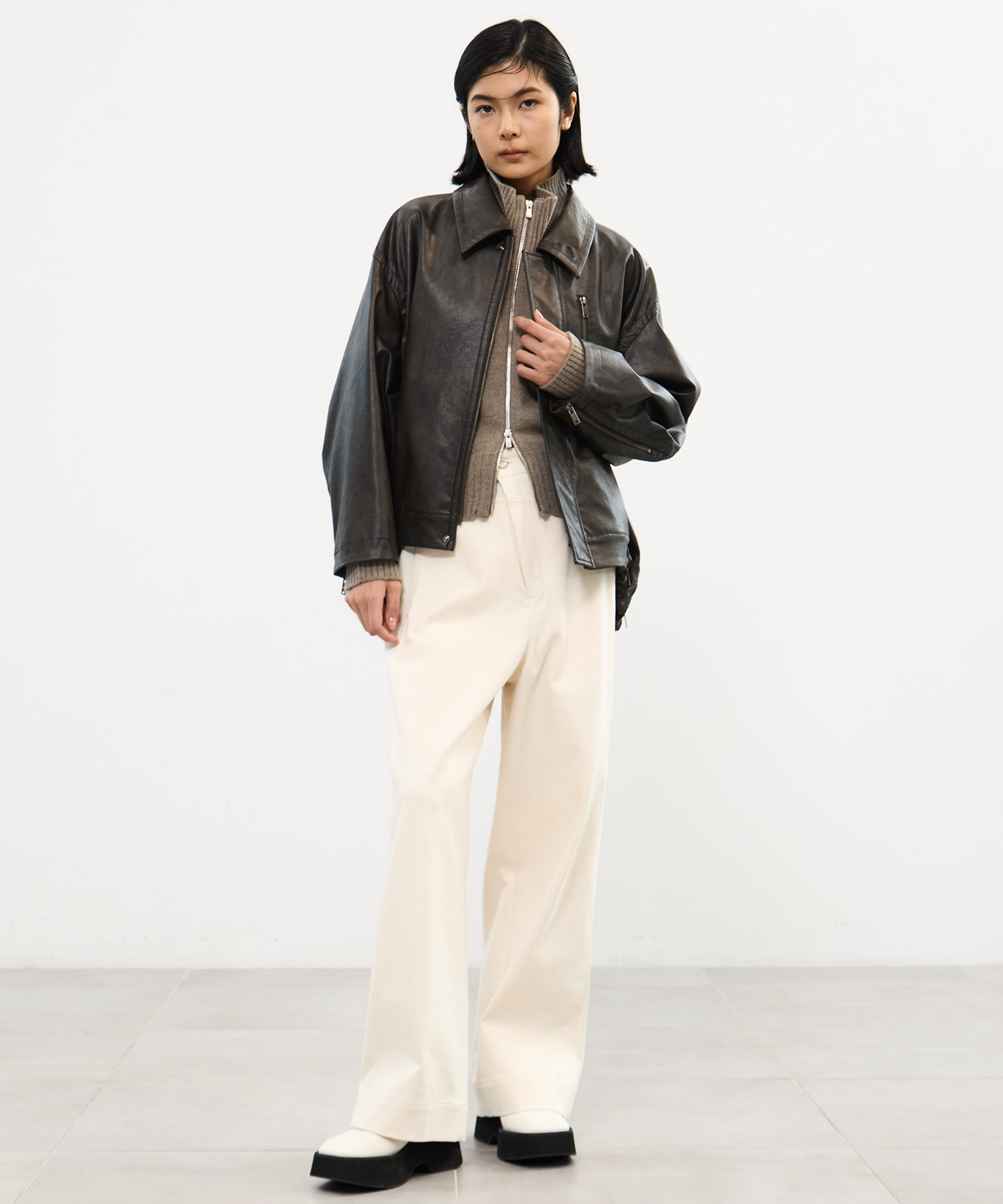 Cashmere Wool Drivers Knit STUDIOUS