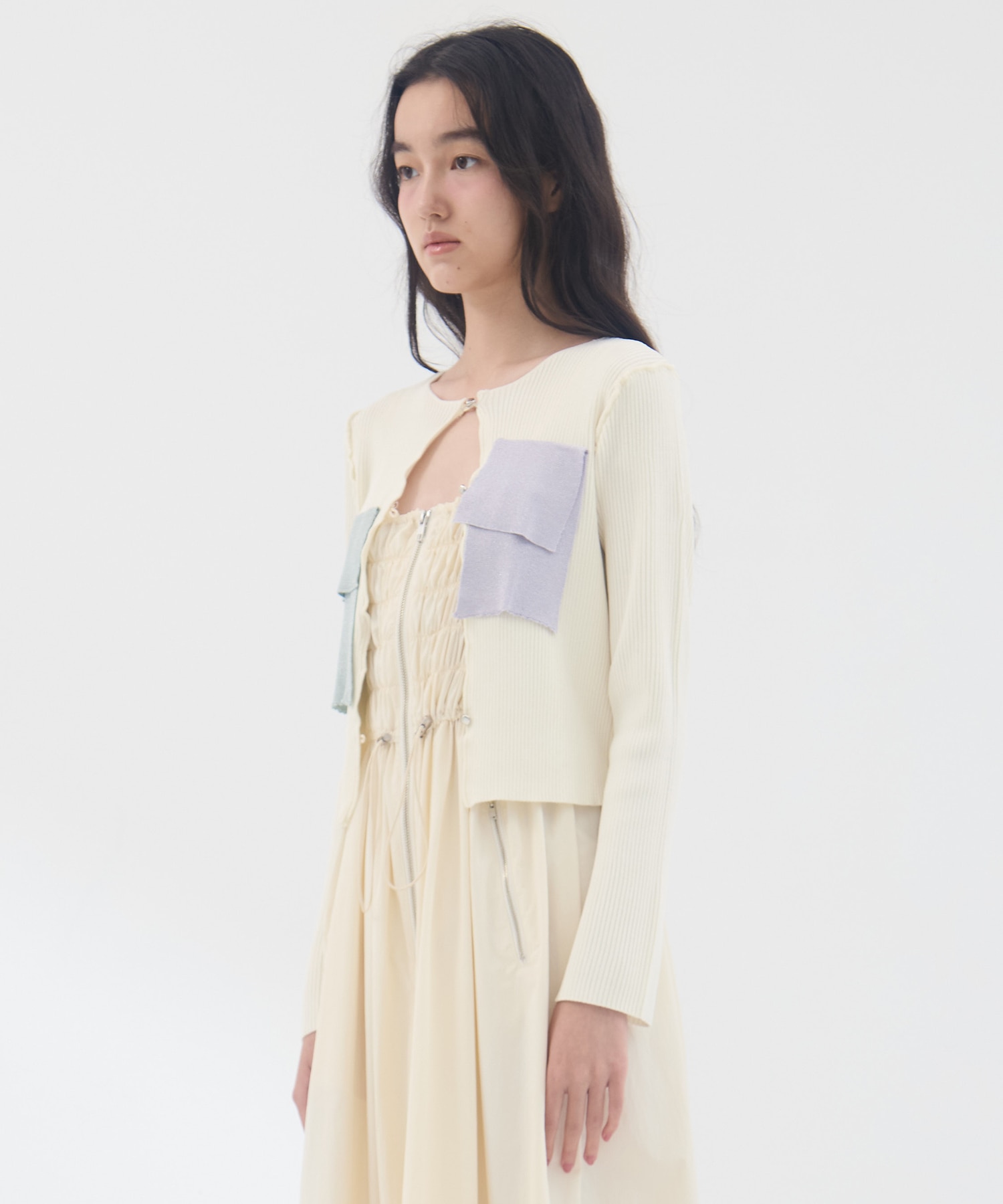 別注 RIB KNIT CARDIGAN kotohayokozawa
