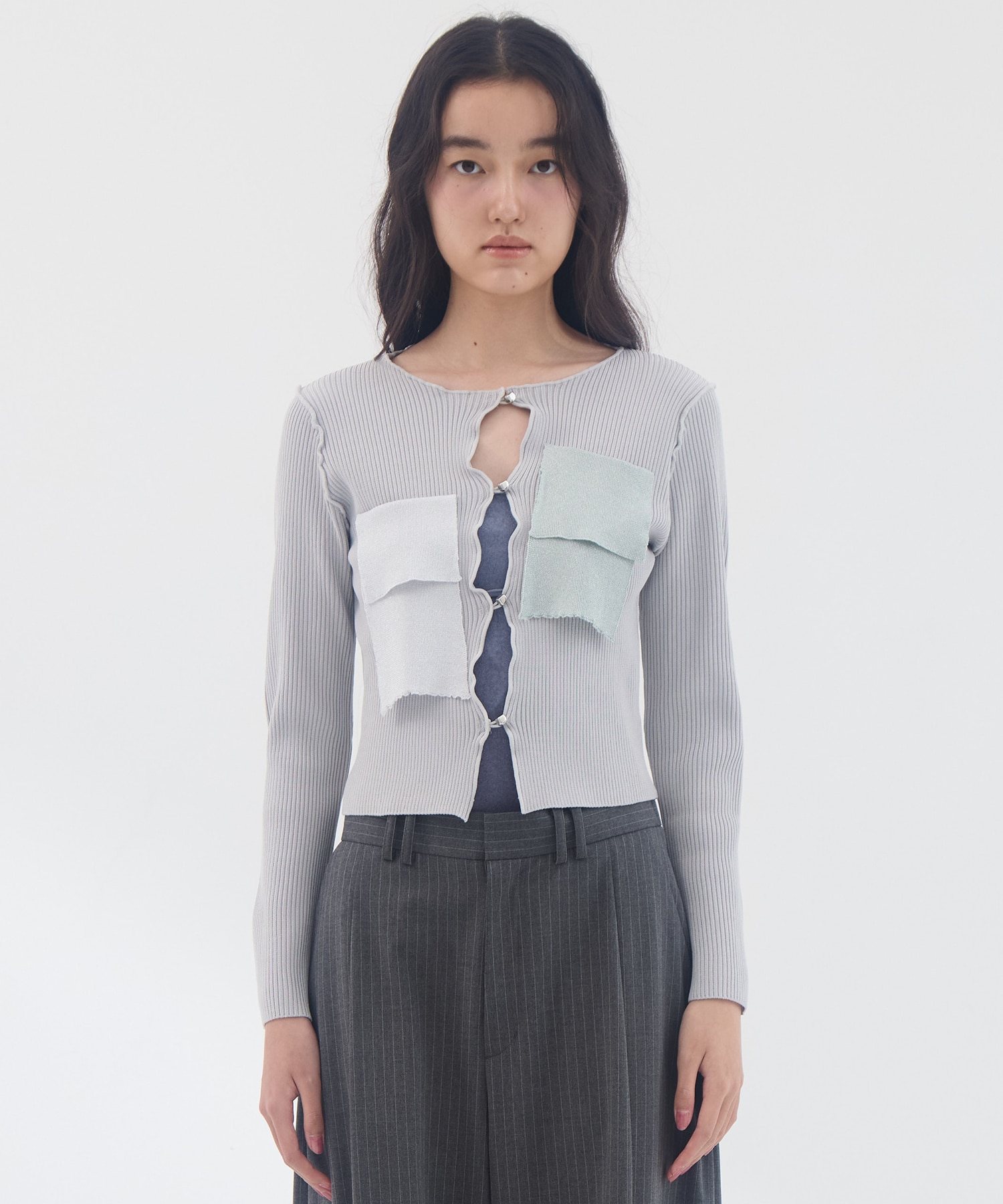 別注 RIB KNIT CARDIGAN kotohayokozawa