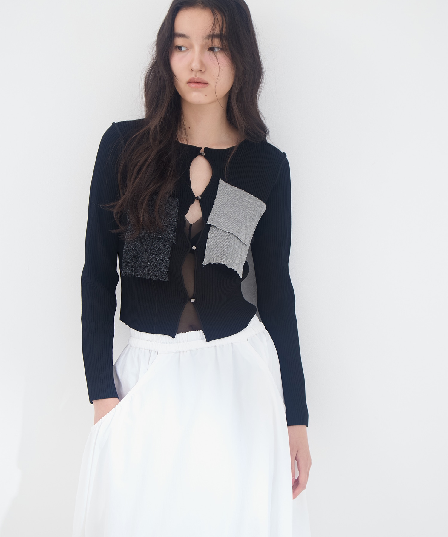 別注 RIB KNIT CARDIGAN kotohayokozawa