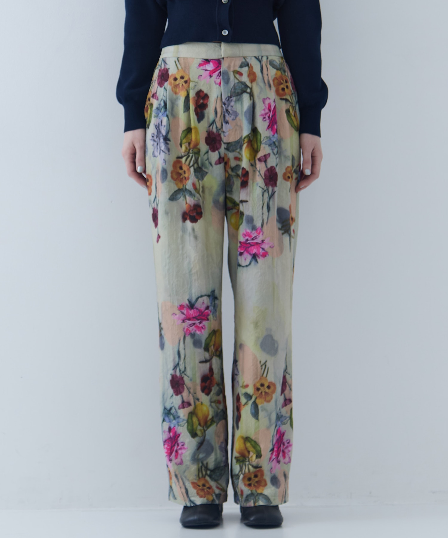 UND GRACE JACQUARD PRINT PANTS AMERI