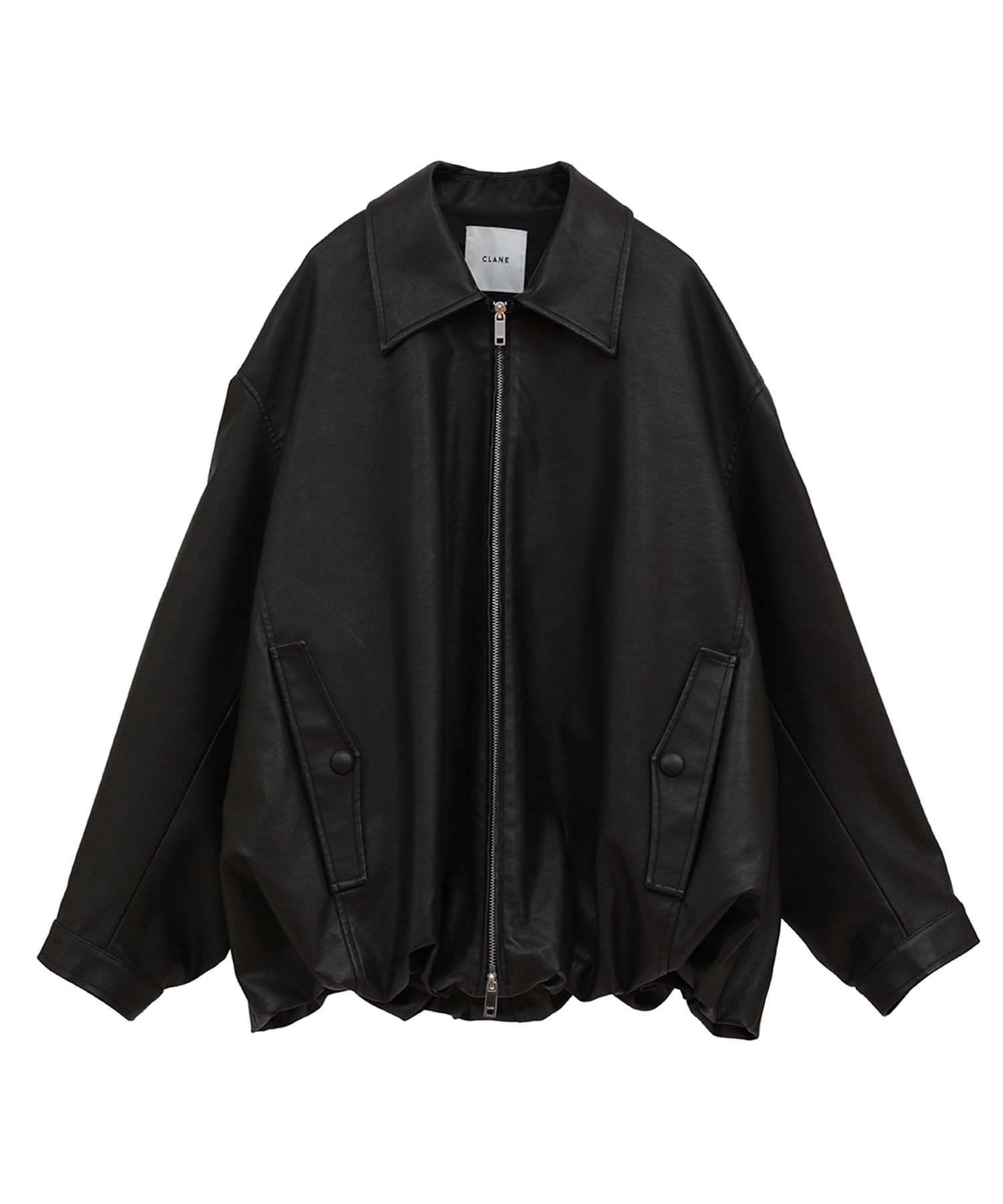FAKE LEATHER BALLOON JACKET CLANE