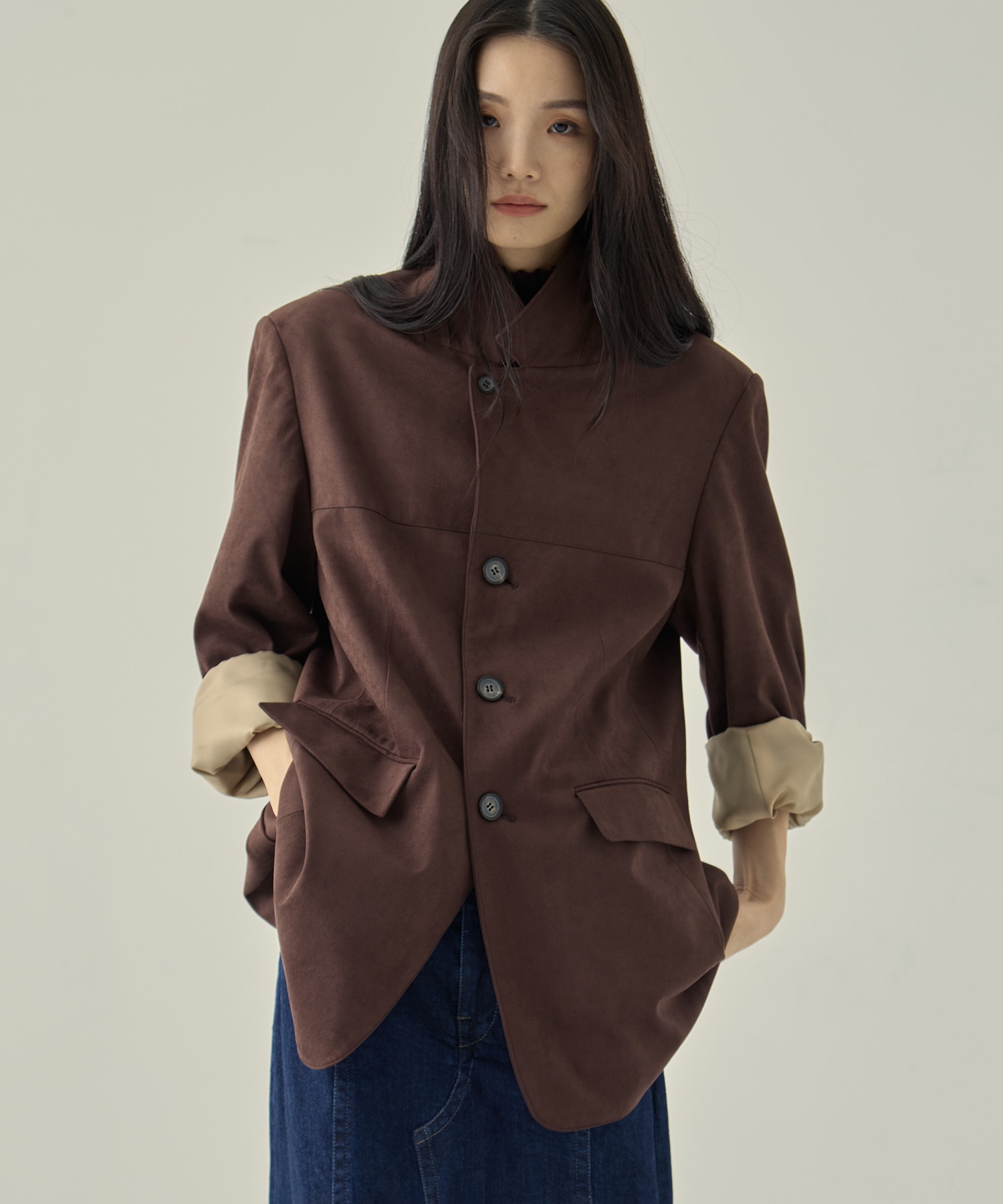 Soft Suede Over Jacket STUDIOUS