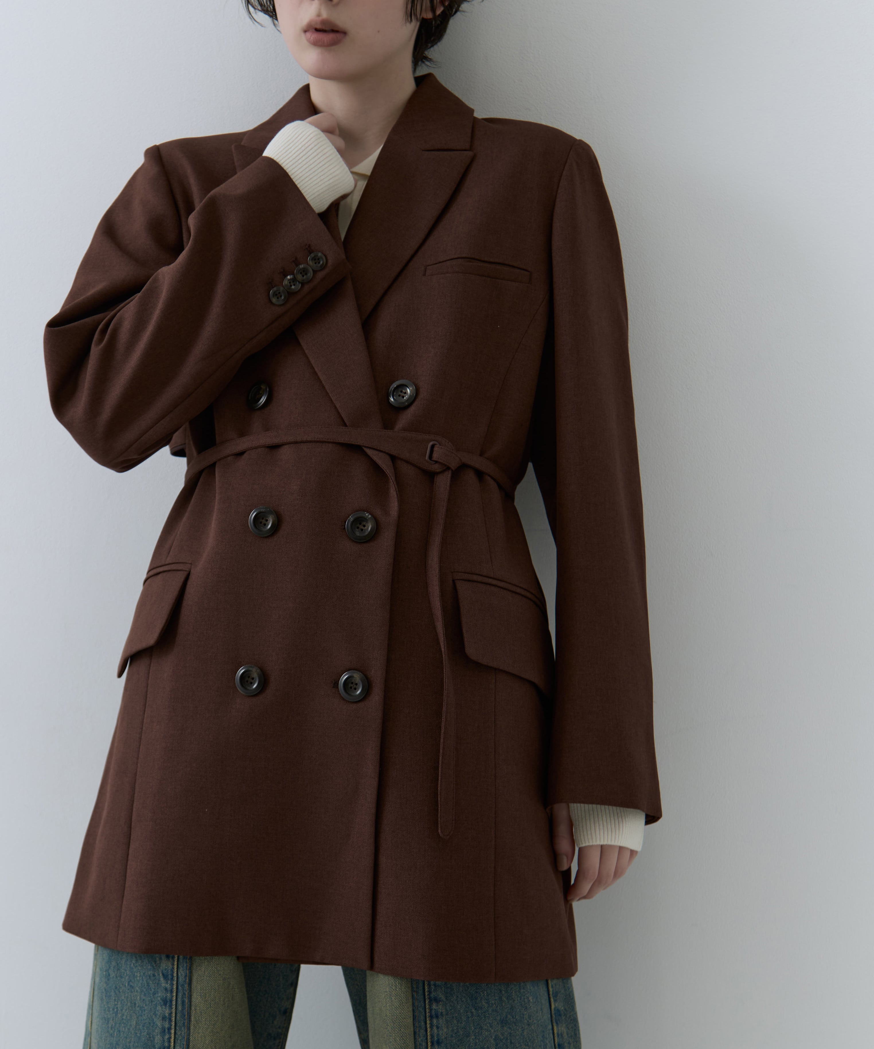 UND YOKE DESIGN JACKET AMERI