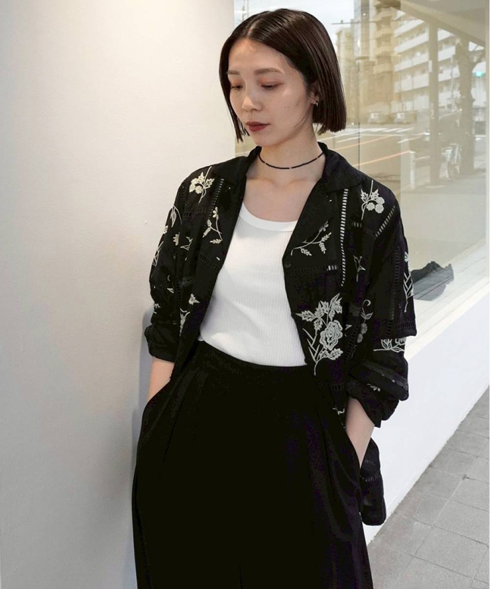 Embroidery Patchwork Shirts TODAYFUL