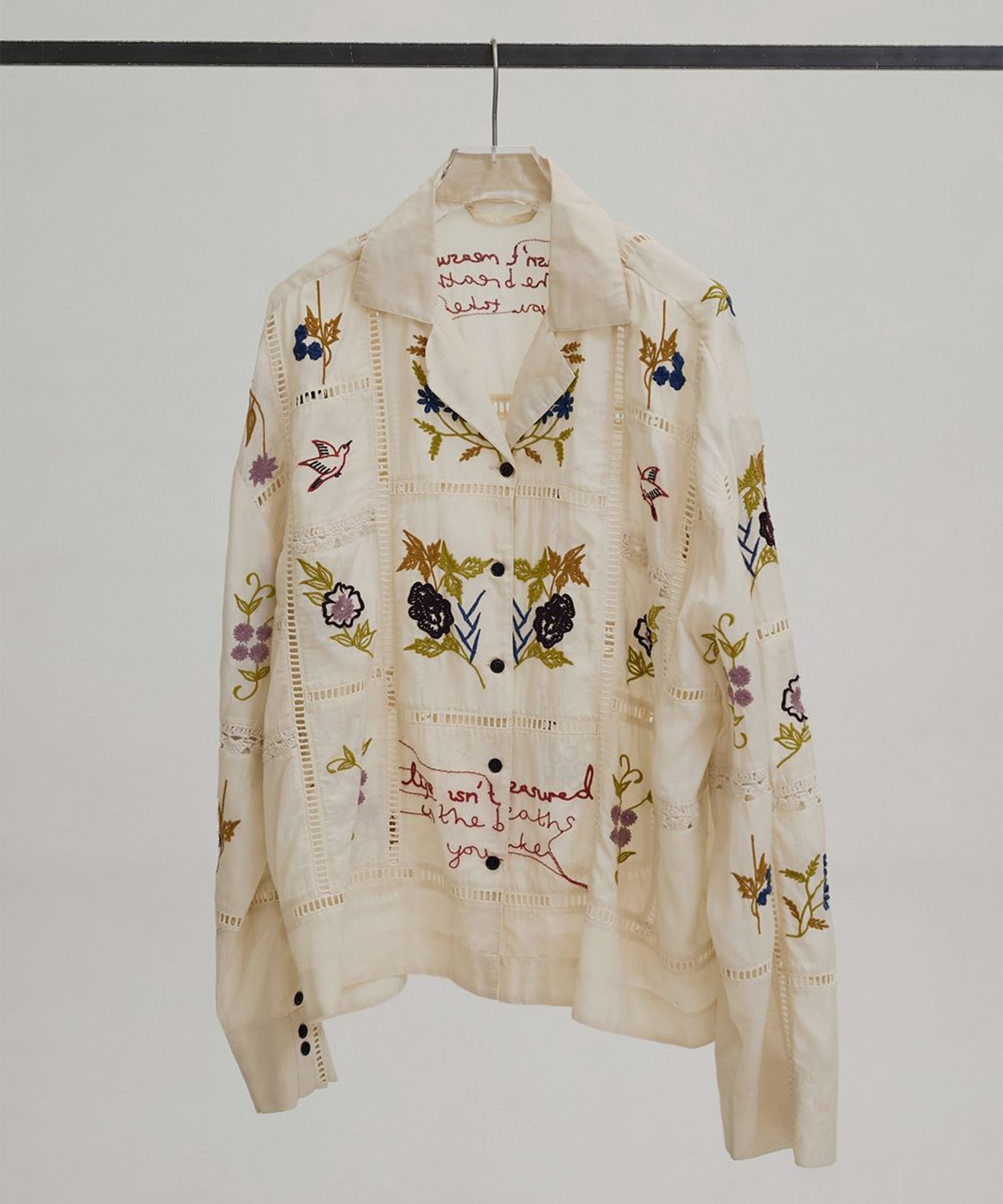 Embroidery Patchwork Shirts TODAYFUL