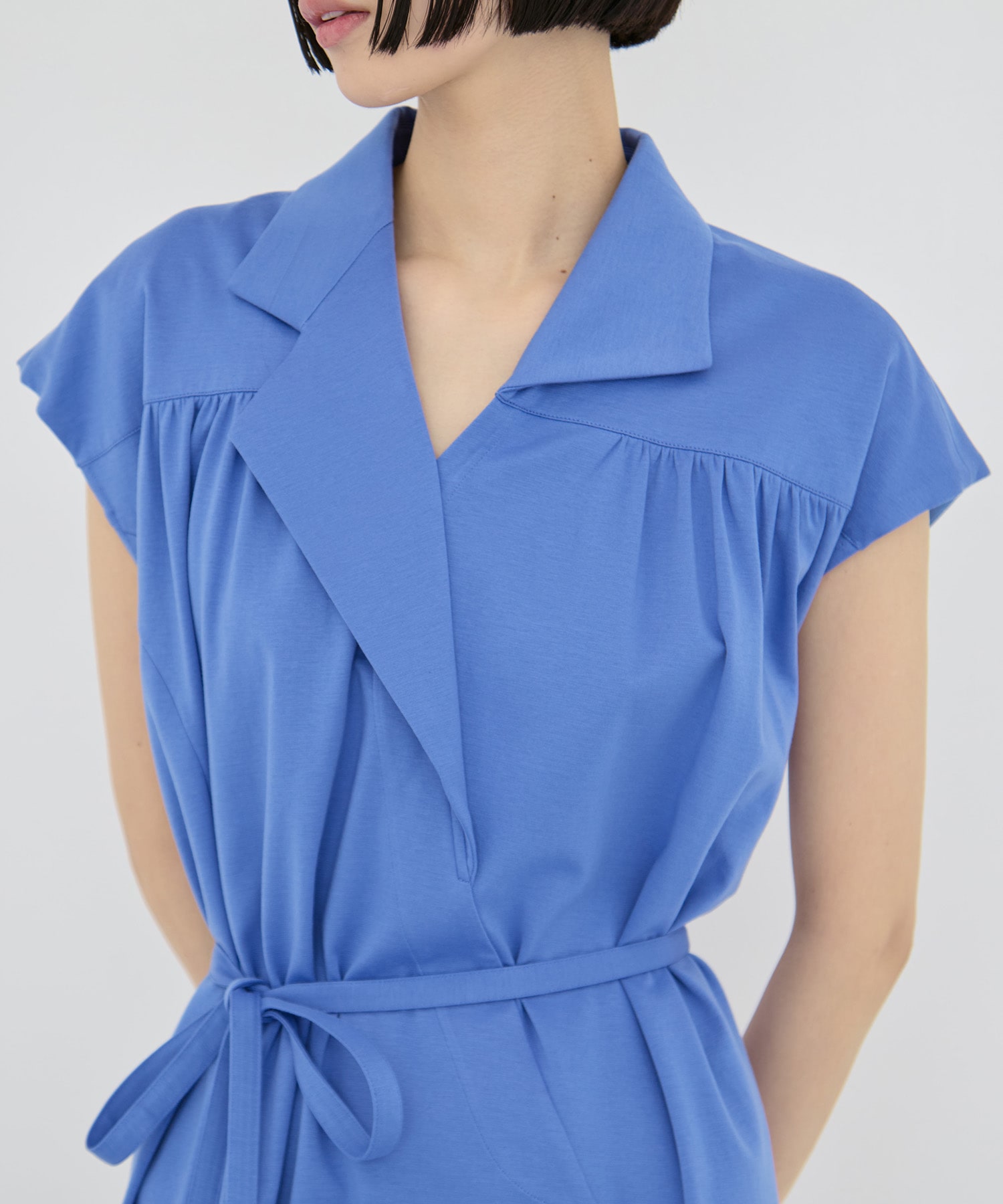 Sliva combi tex jersey dress AKIRANAKA