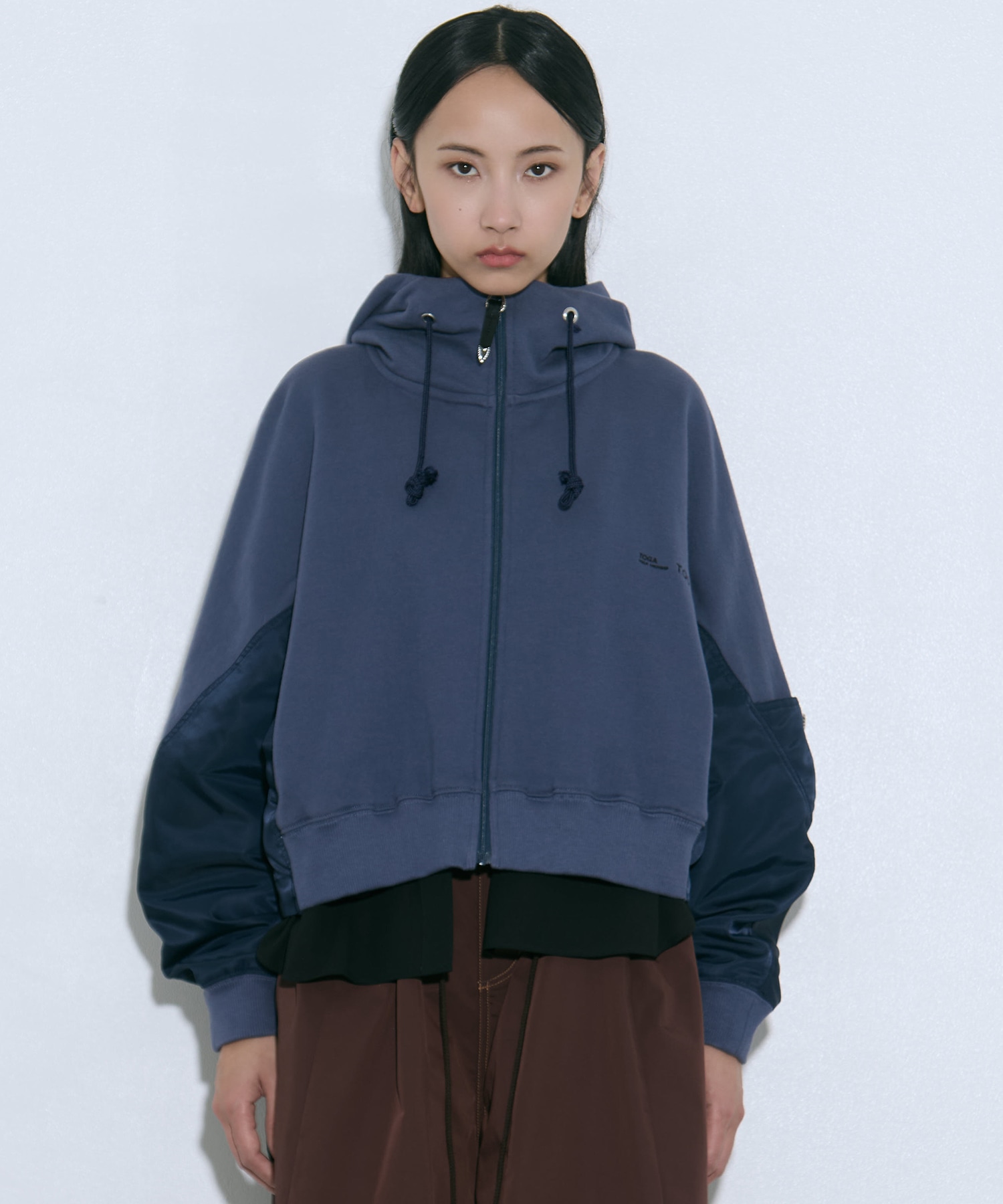 Cotton nylon hoodie TOGA