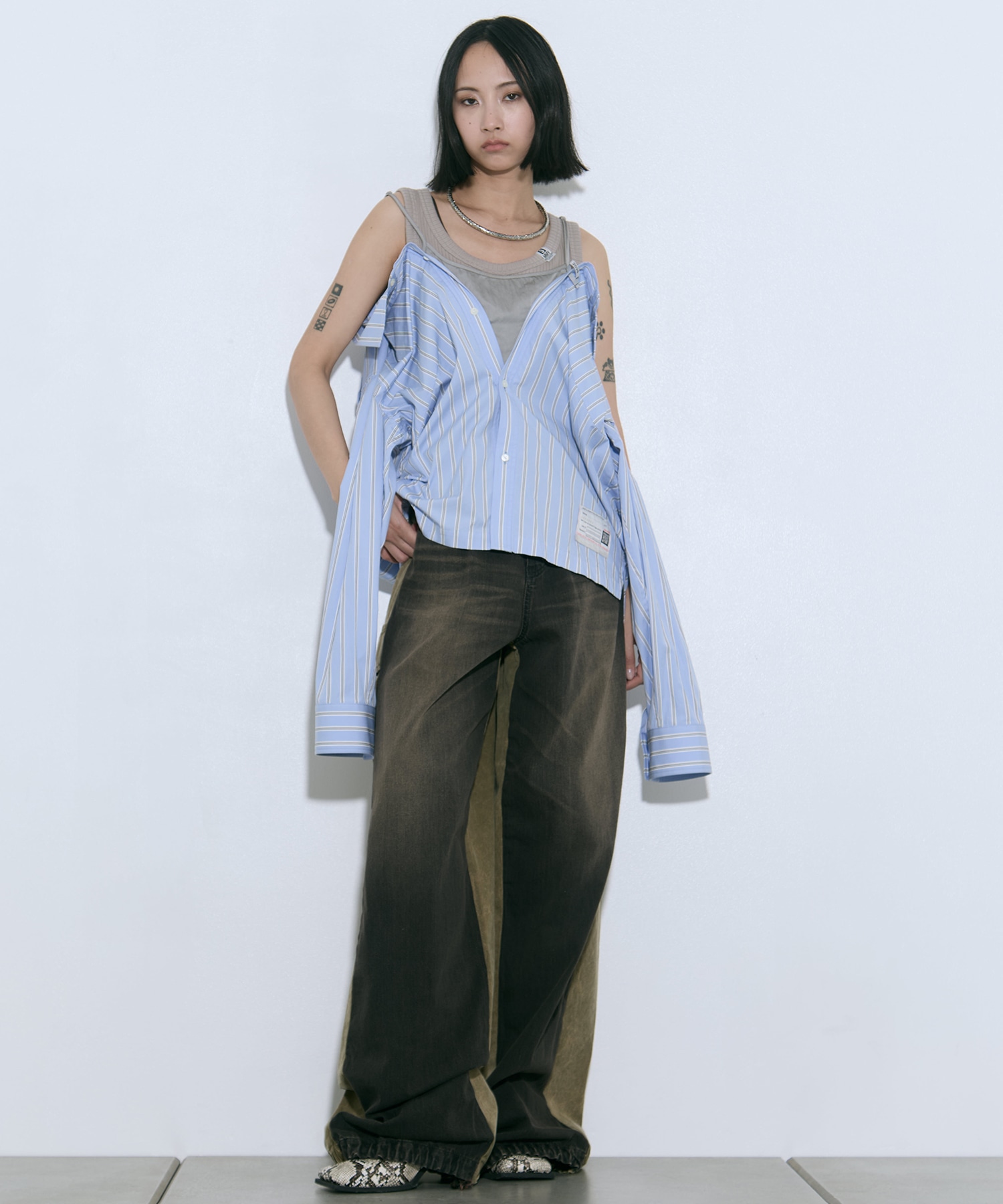 COMBINED DENIM×CARGO PANTS Maison MIHARA YASUHIRO