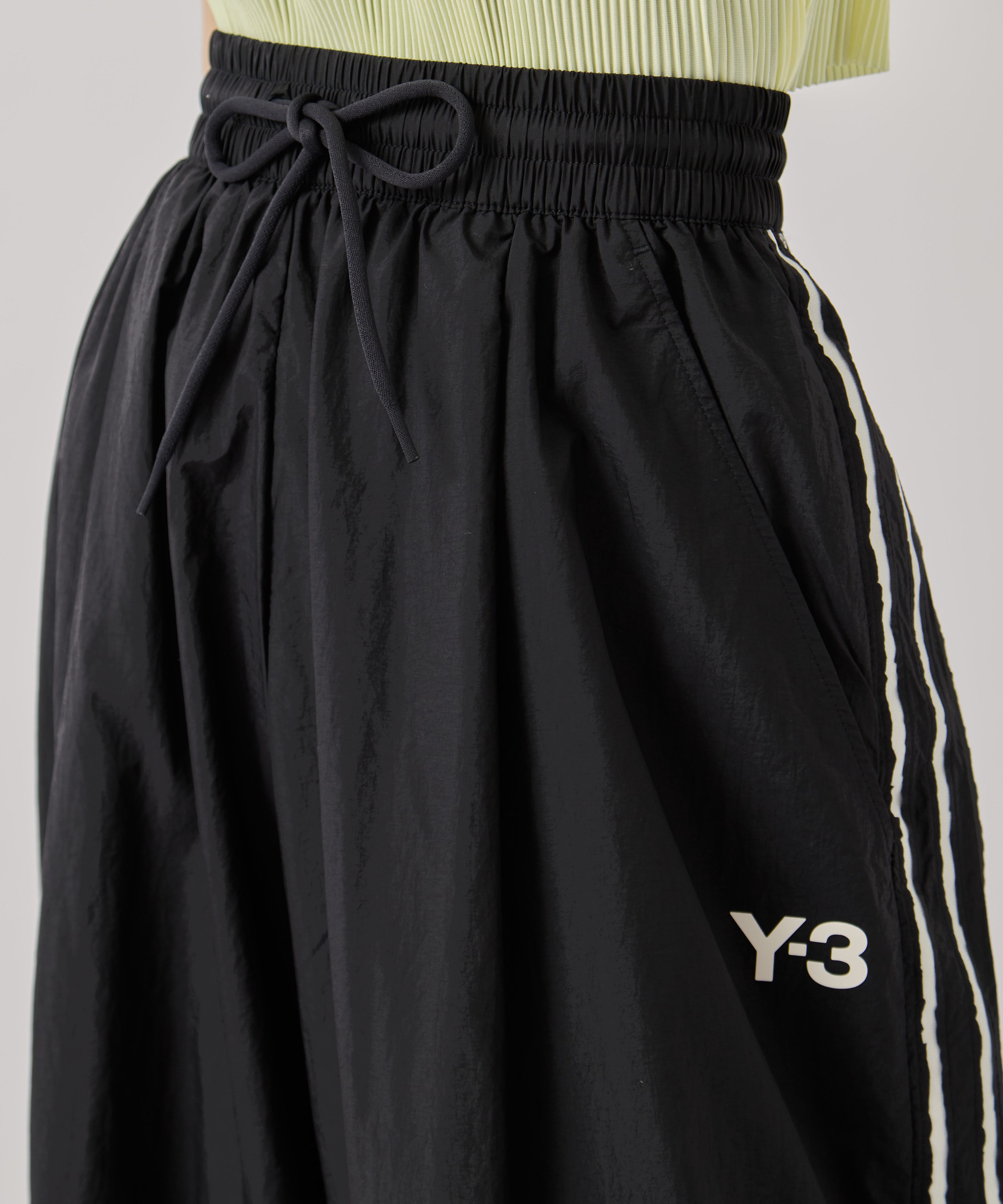 Y3-S26-0000-174/U_RE 3S WIDE PT BLACK(サイドラインワイドバル Y-3
