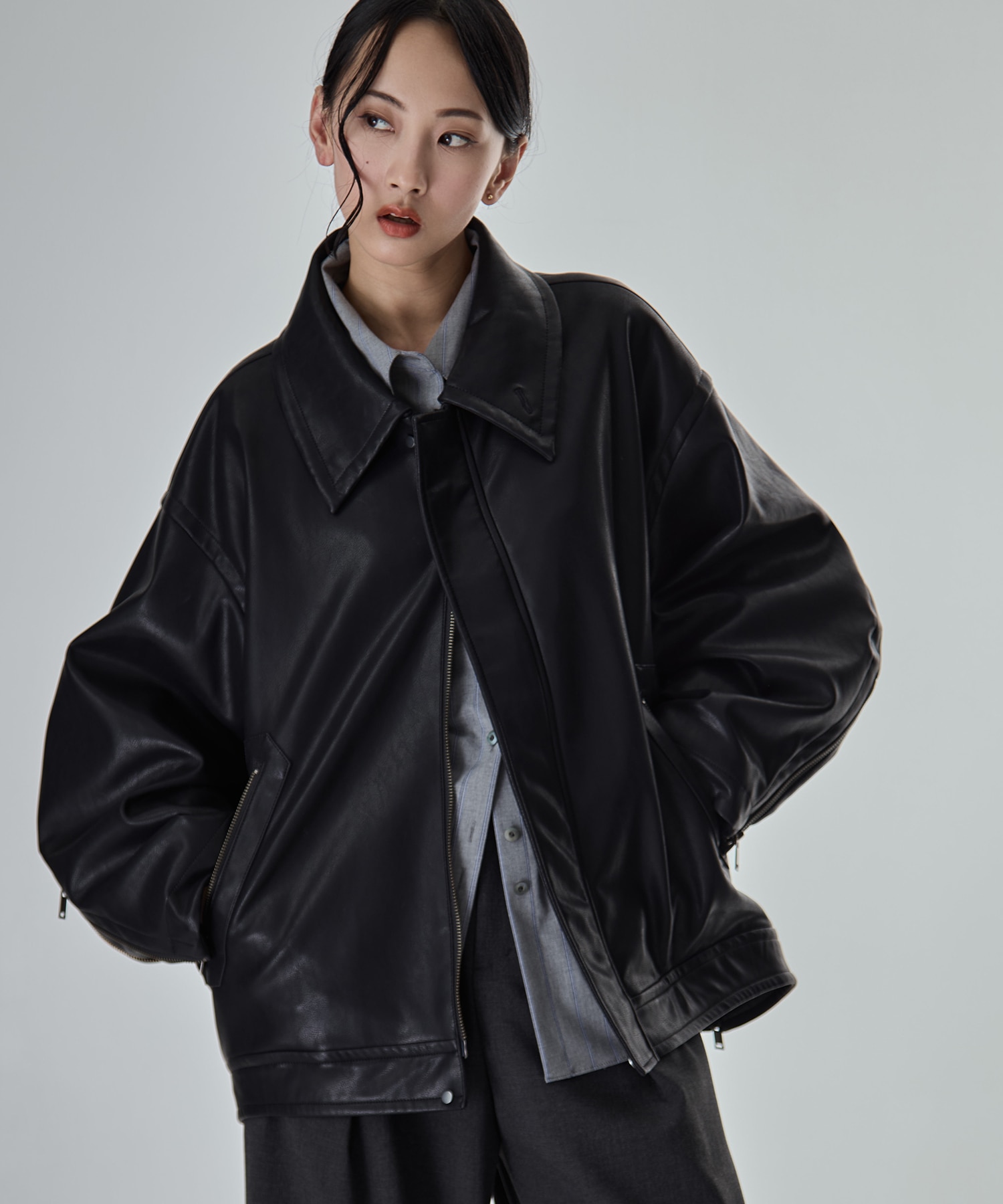 Vintage Leather Blouson STUDIOUS