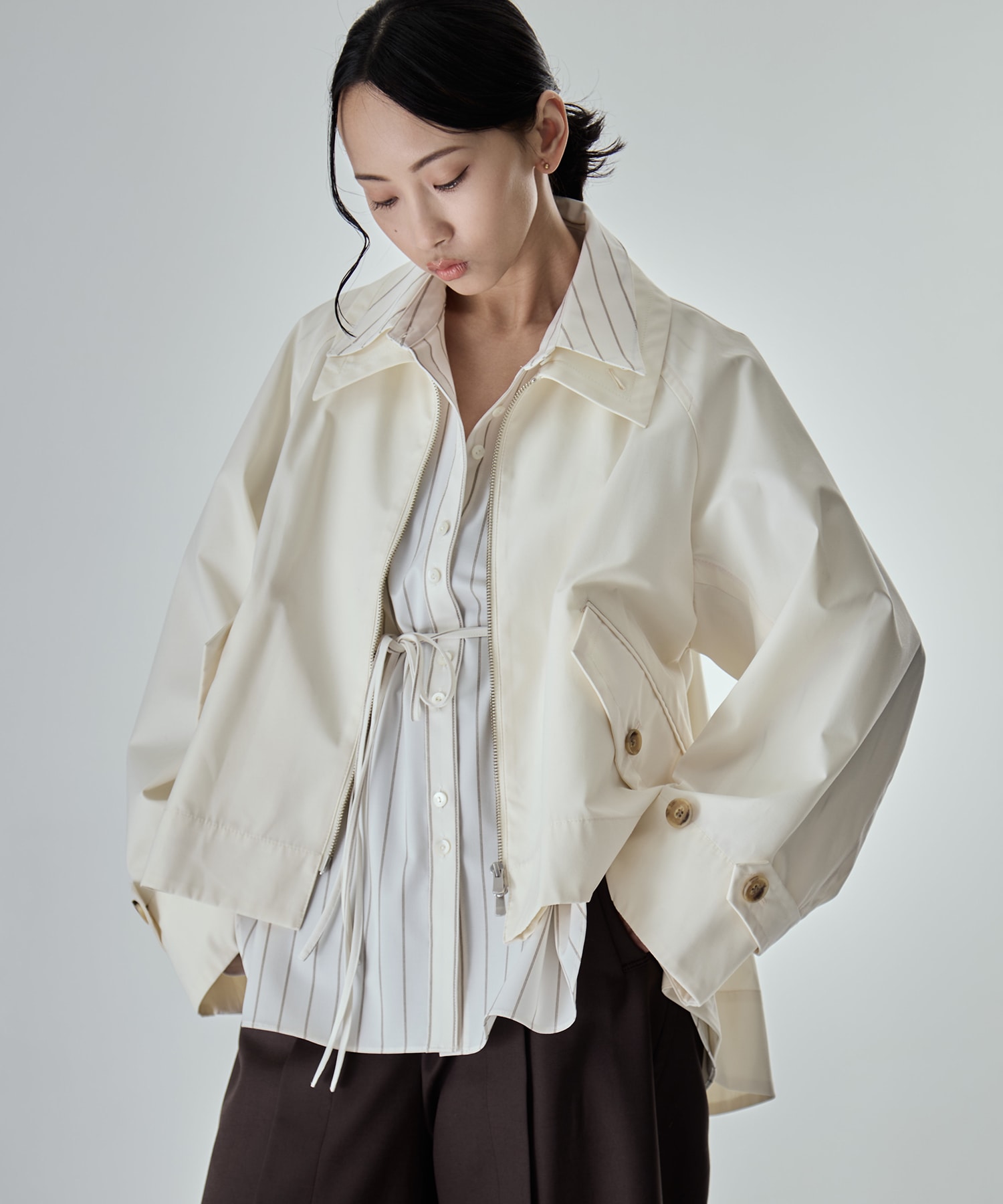 Short Balmacaan Blouson STUDIOUS