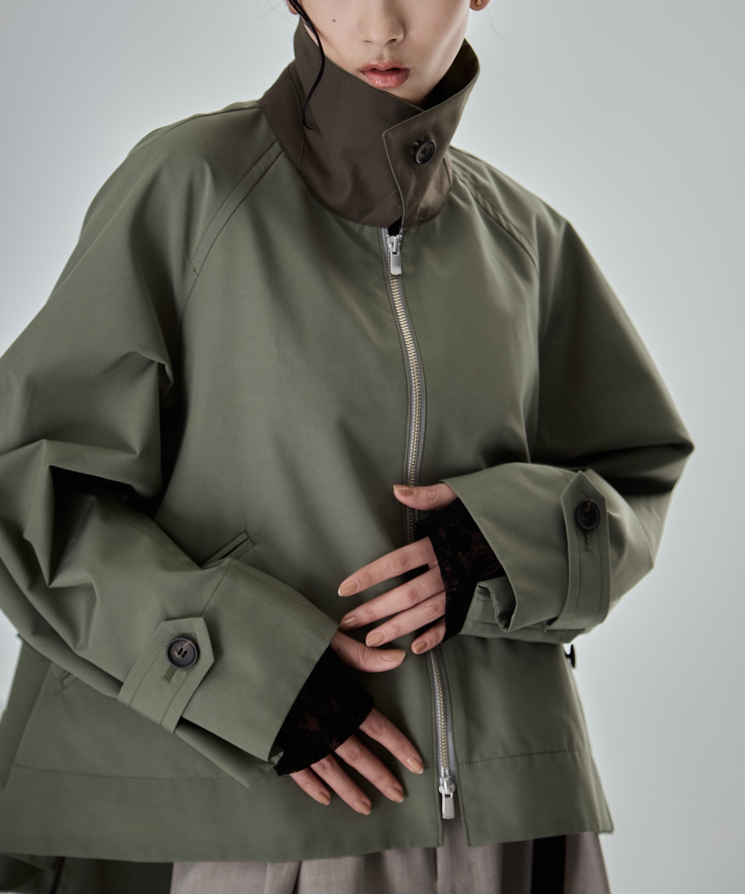 Short Balmacaan Blouson STUDIOUS