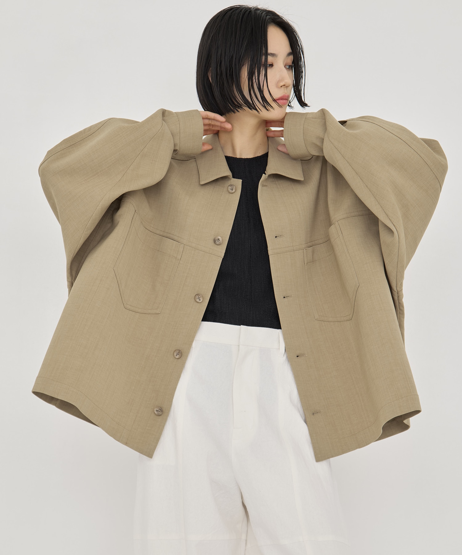 Cropped BOX Blouson UJOH