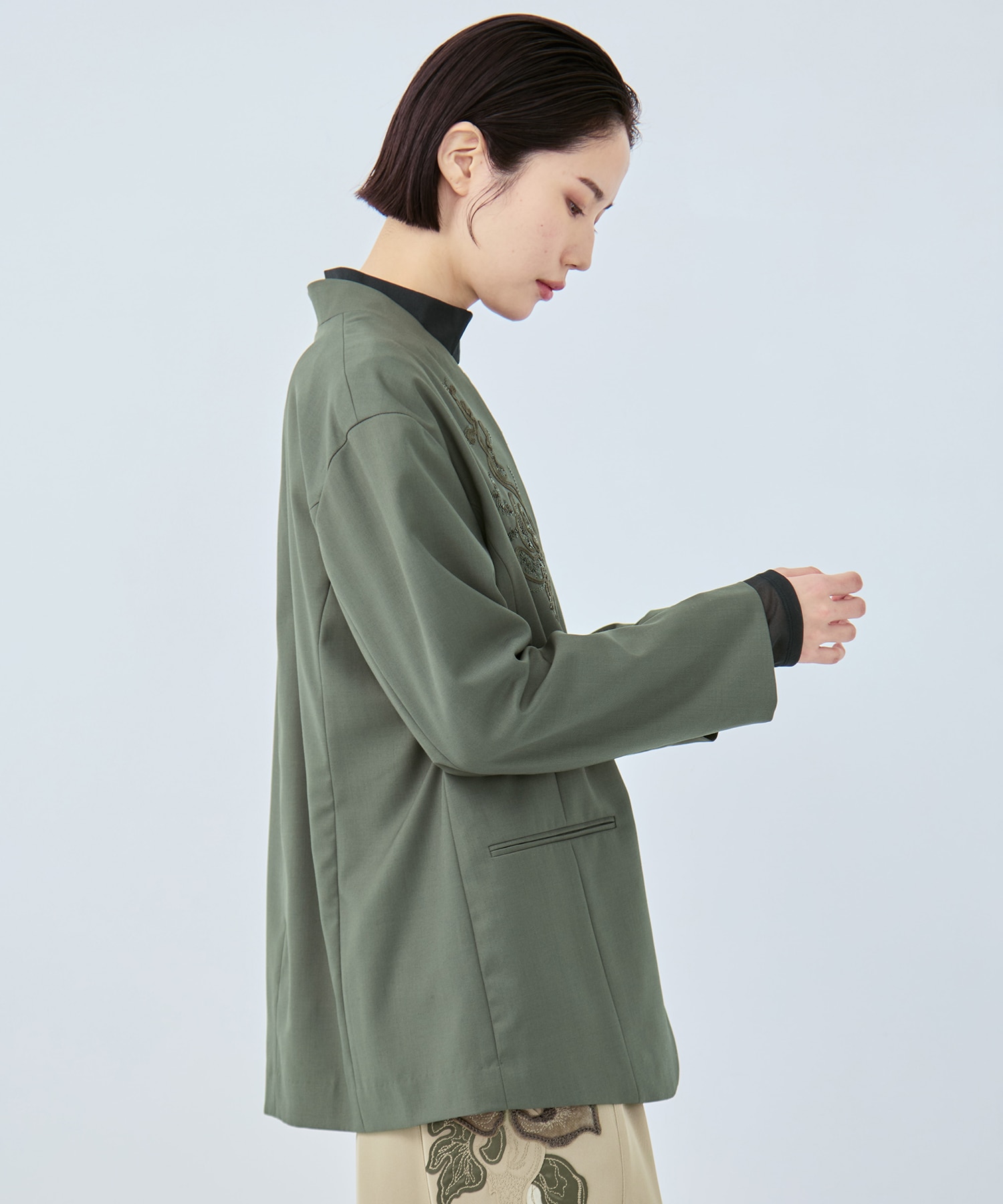 Veil embroidered jacket MURRAL