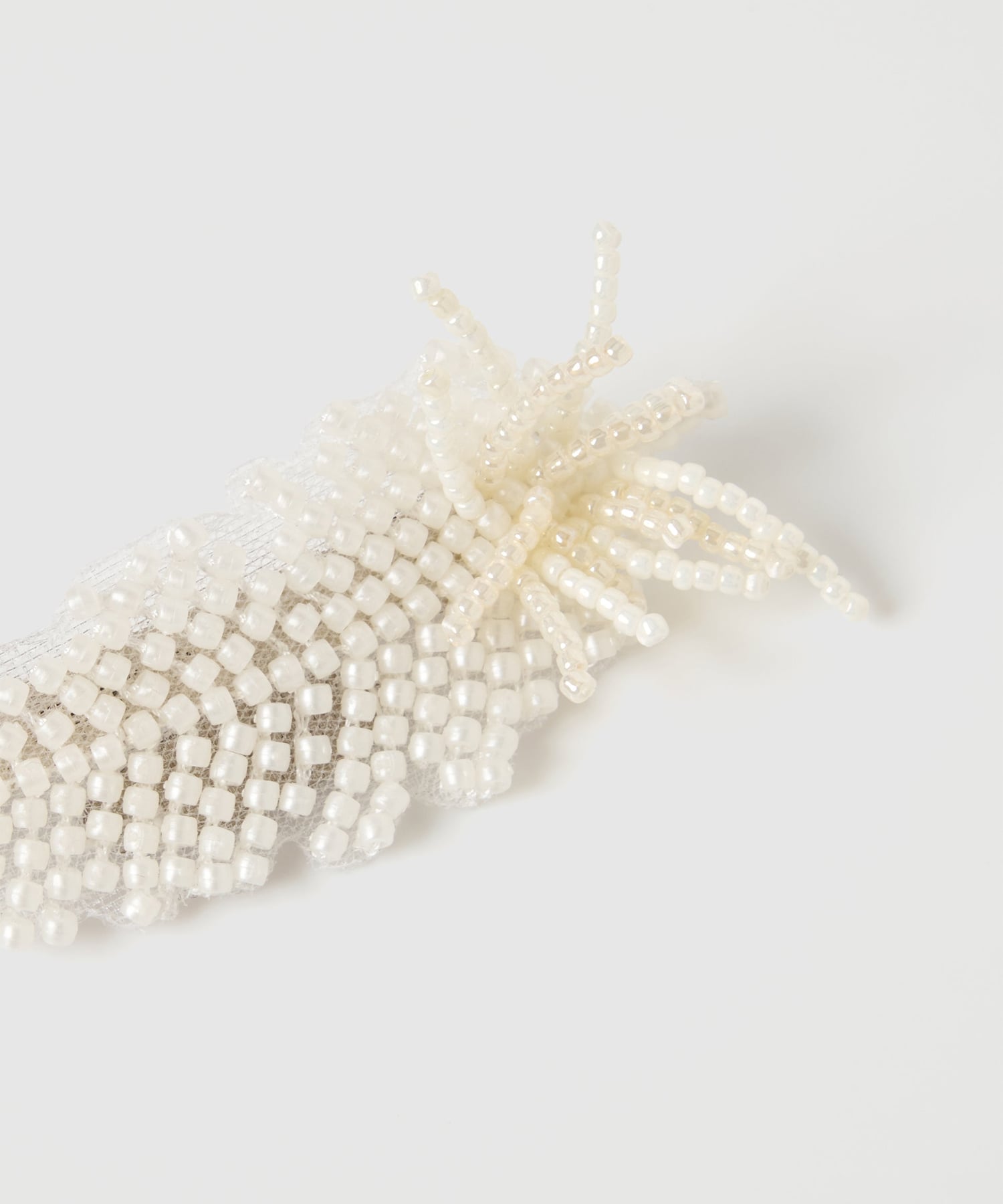 feather beads barrette right tanakadaisuke