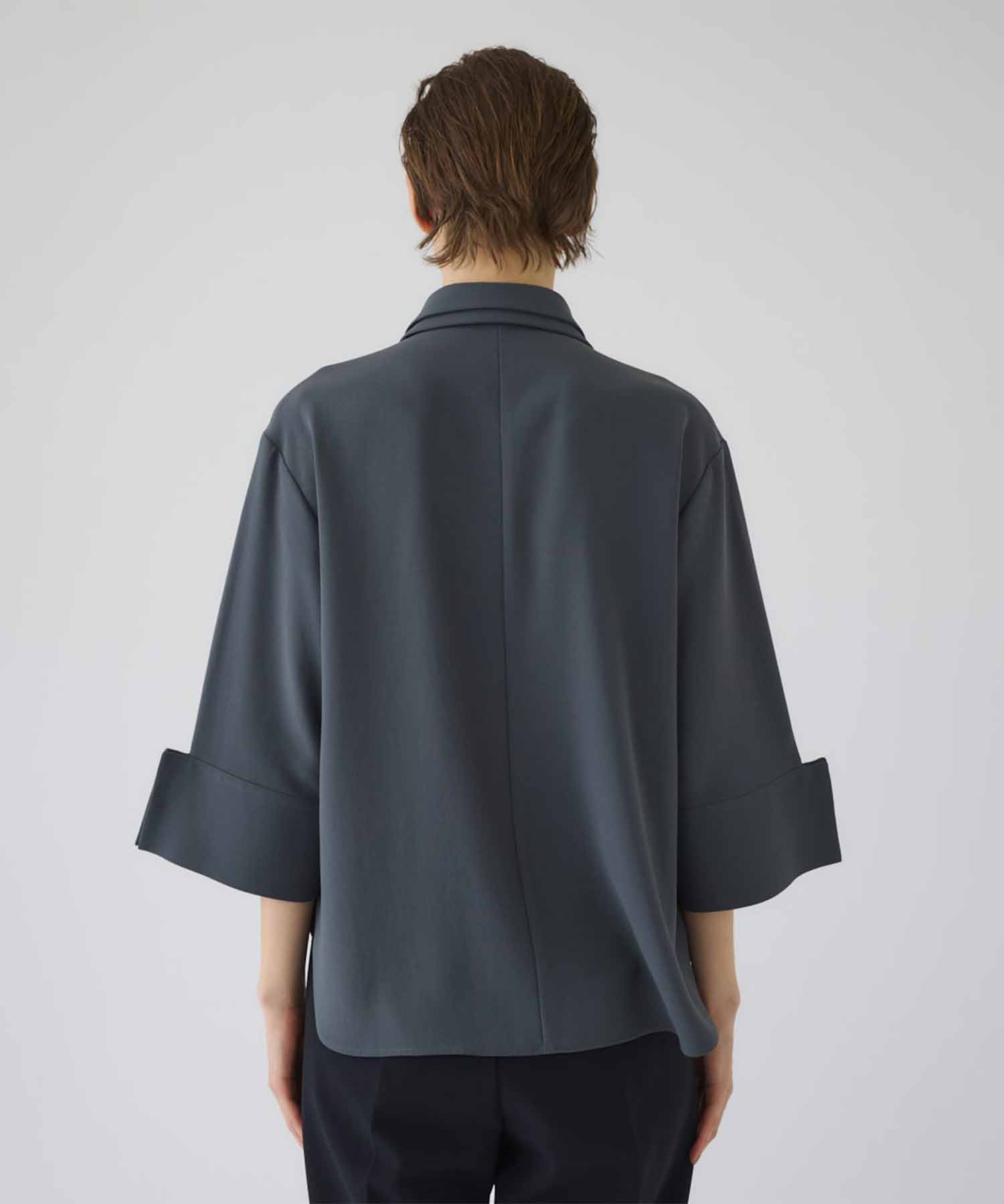 W-collar classical blouse RIM.ARK