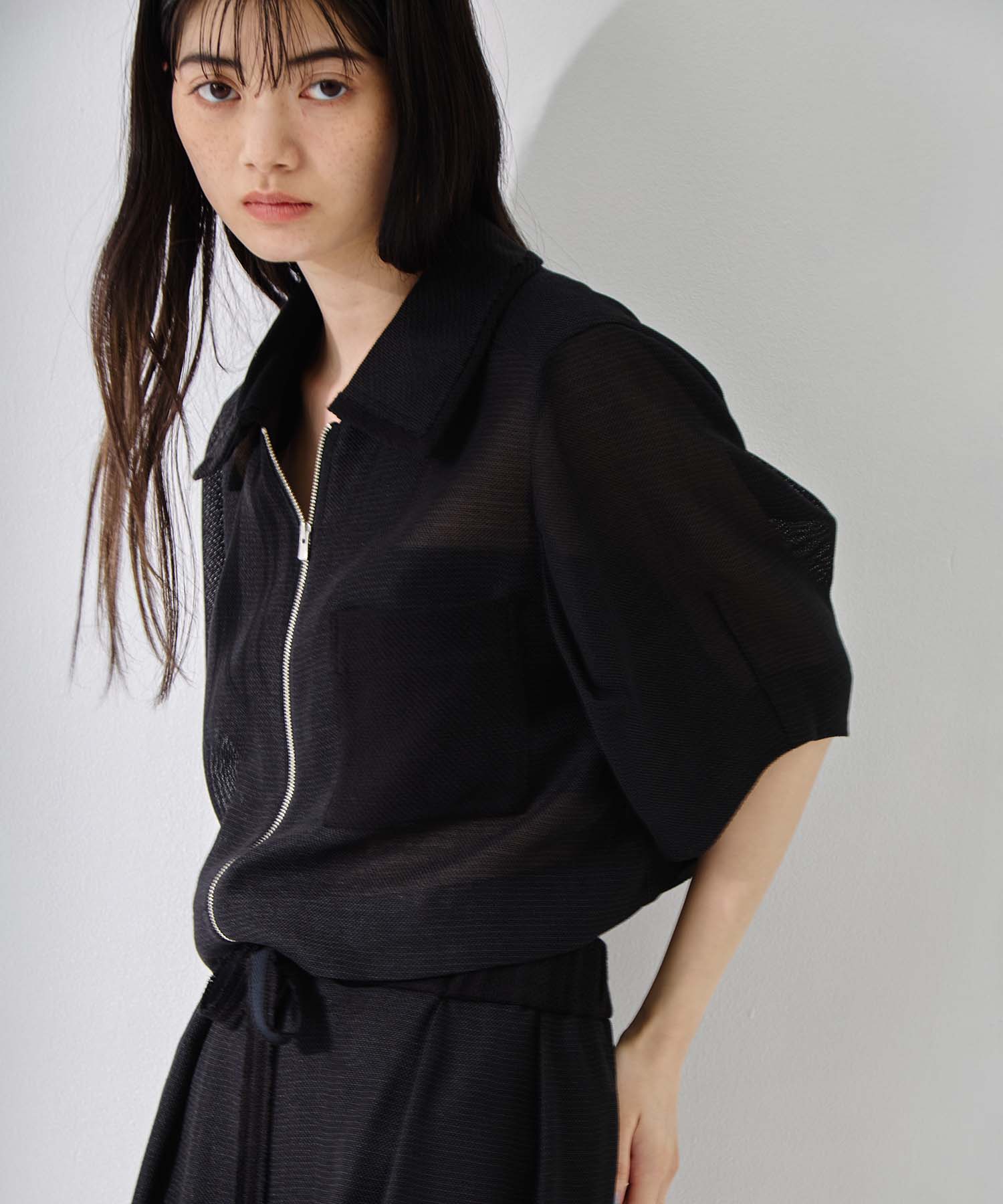 Washable Mesh Blouson 