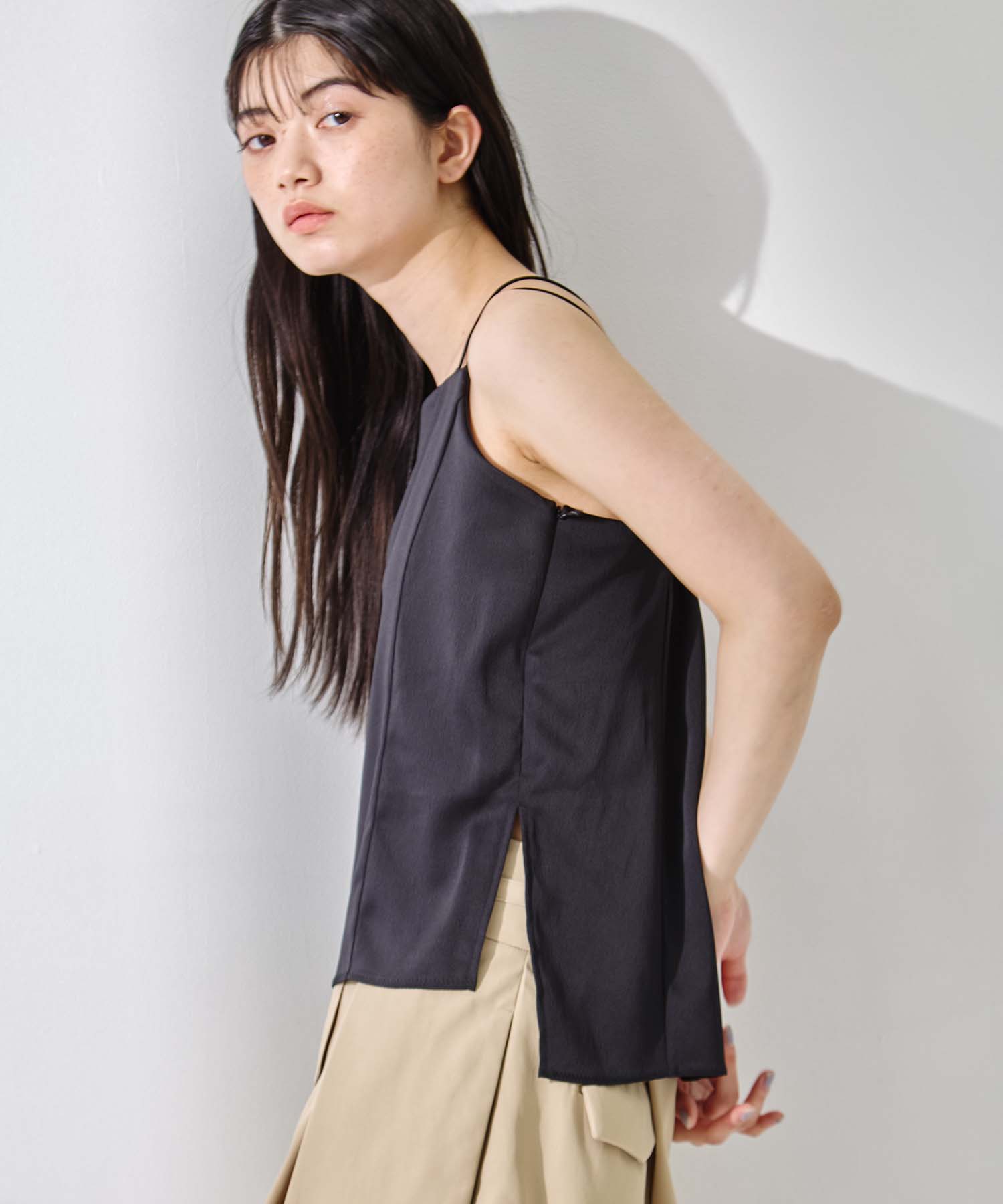 Stretch Satin Padded Camisole 