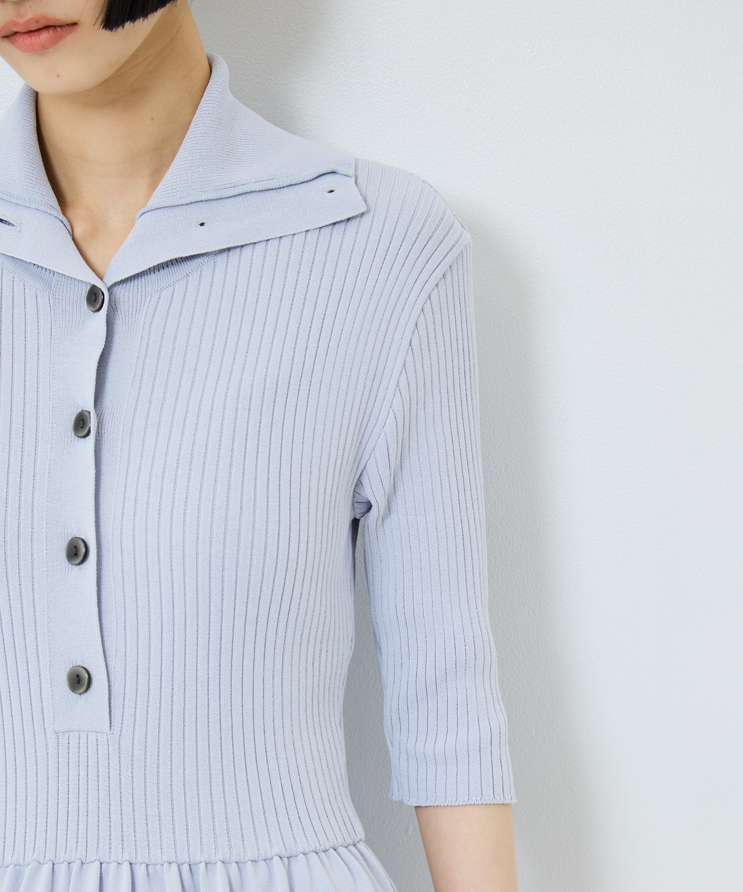 Sailor Collar Knit Dress STUDIOUS