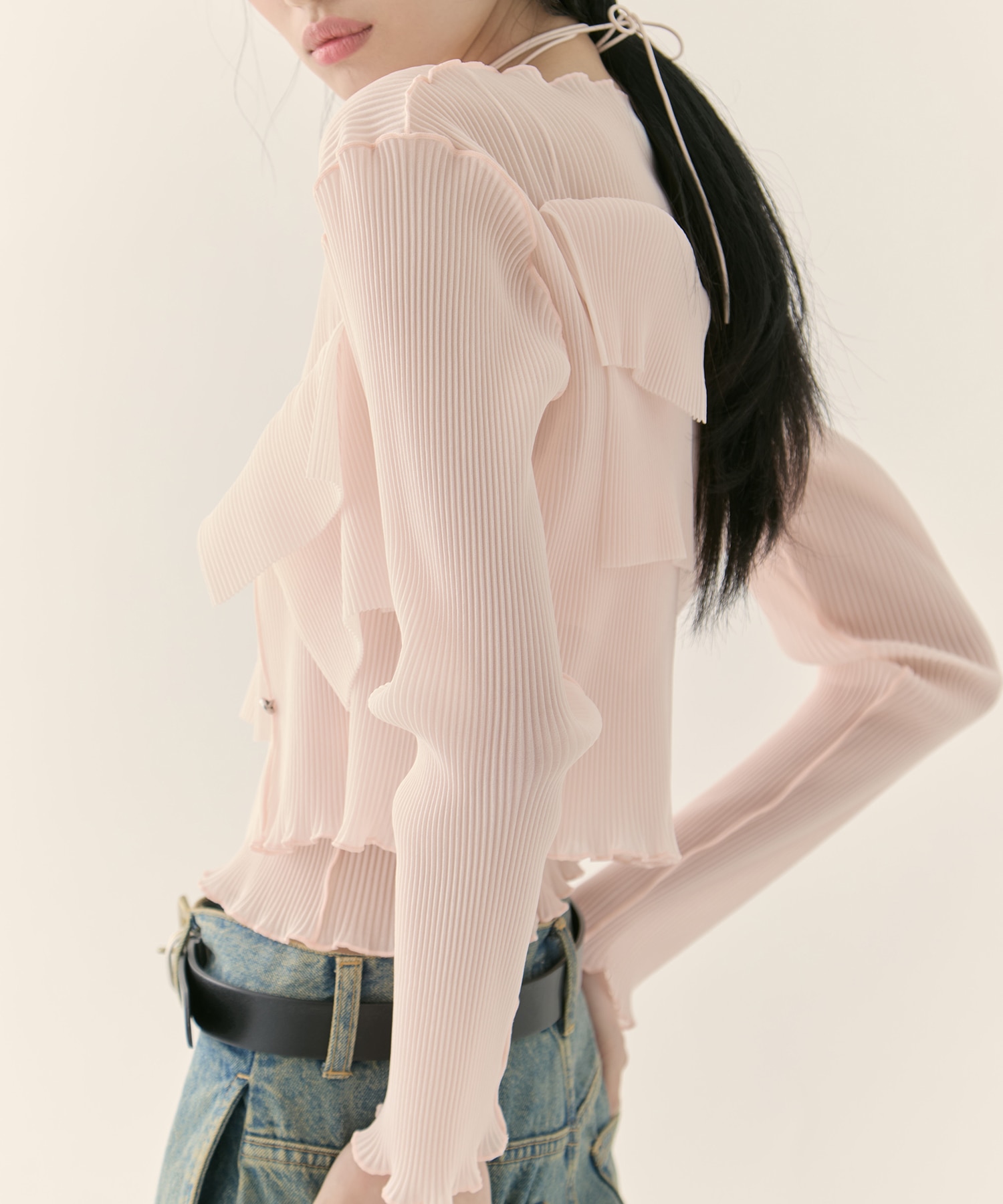 別注 SHEER CARDIGAN kotohayokozawa