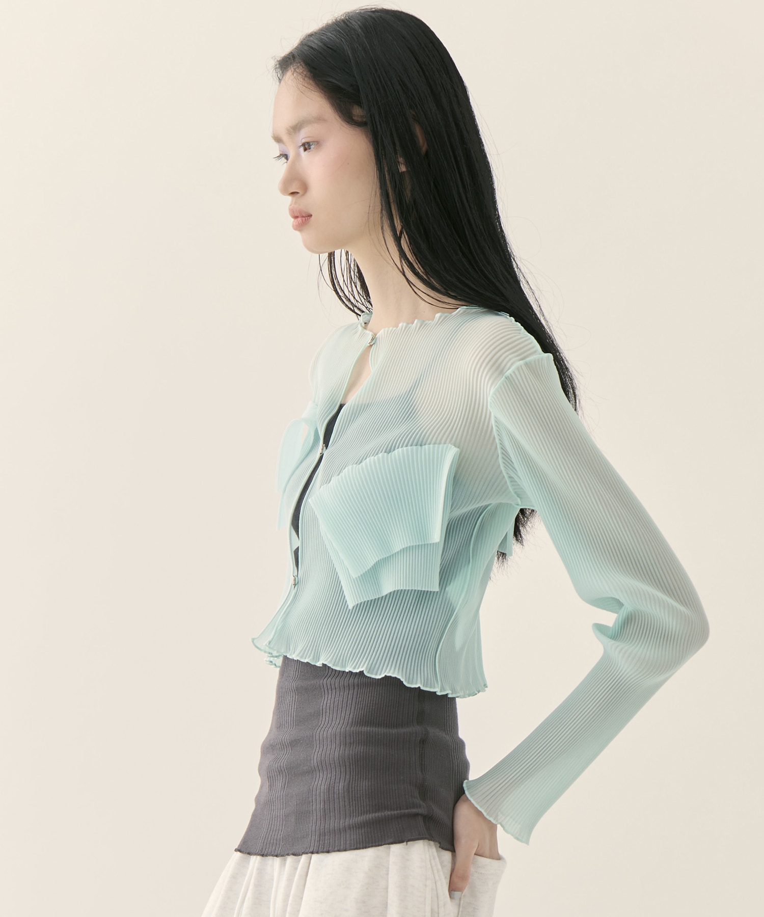 別注 SHEER CARDIGAN kotohayokozawa